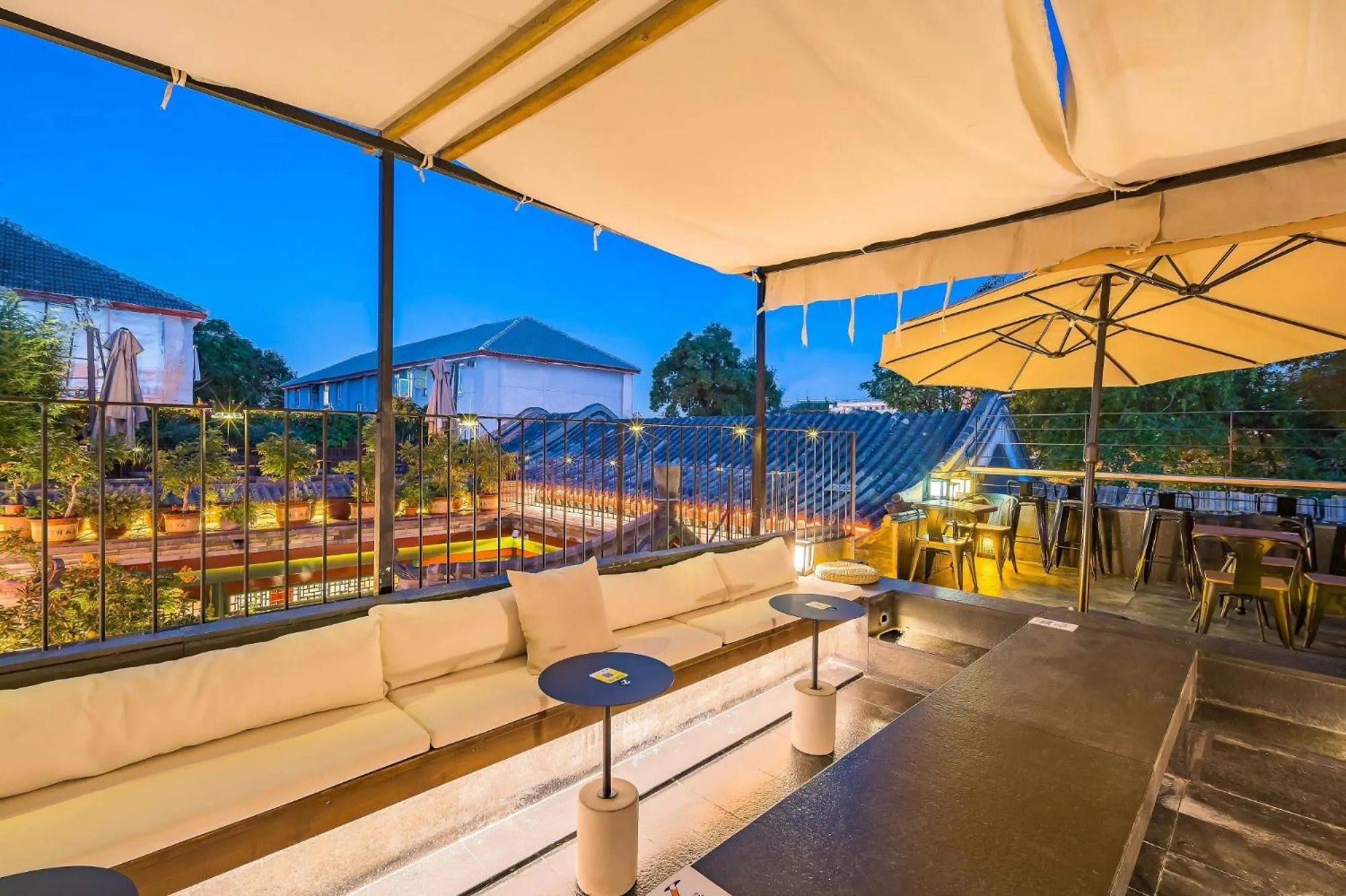 Balcony/Terrace in The JOY courtyard Beijing near Tiananmen Forbidden City