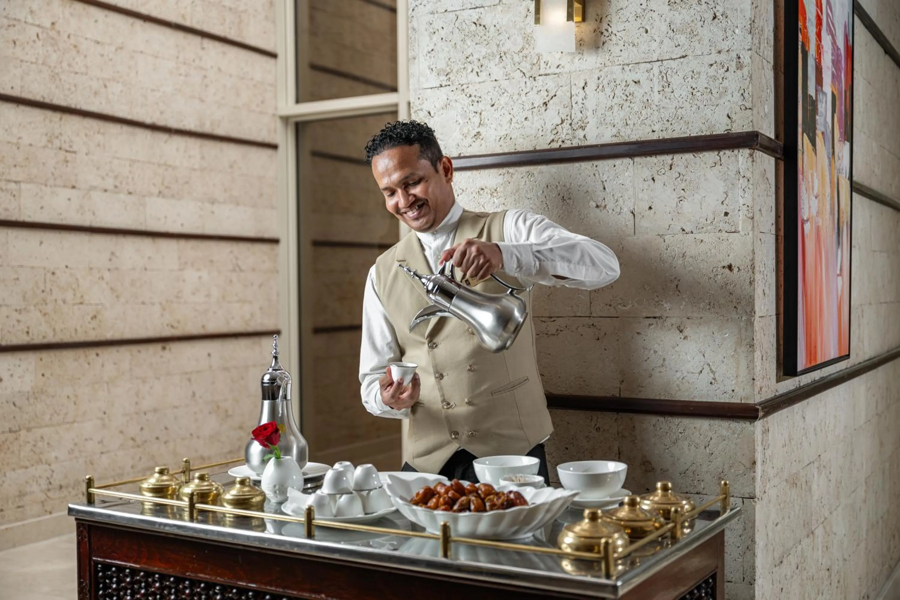 Staff in Elaf Qinwan Hotel