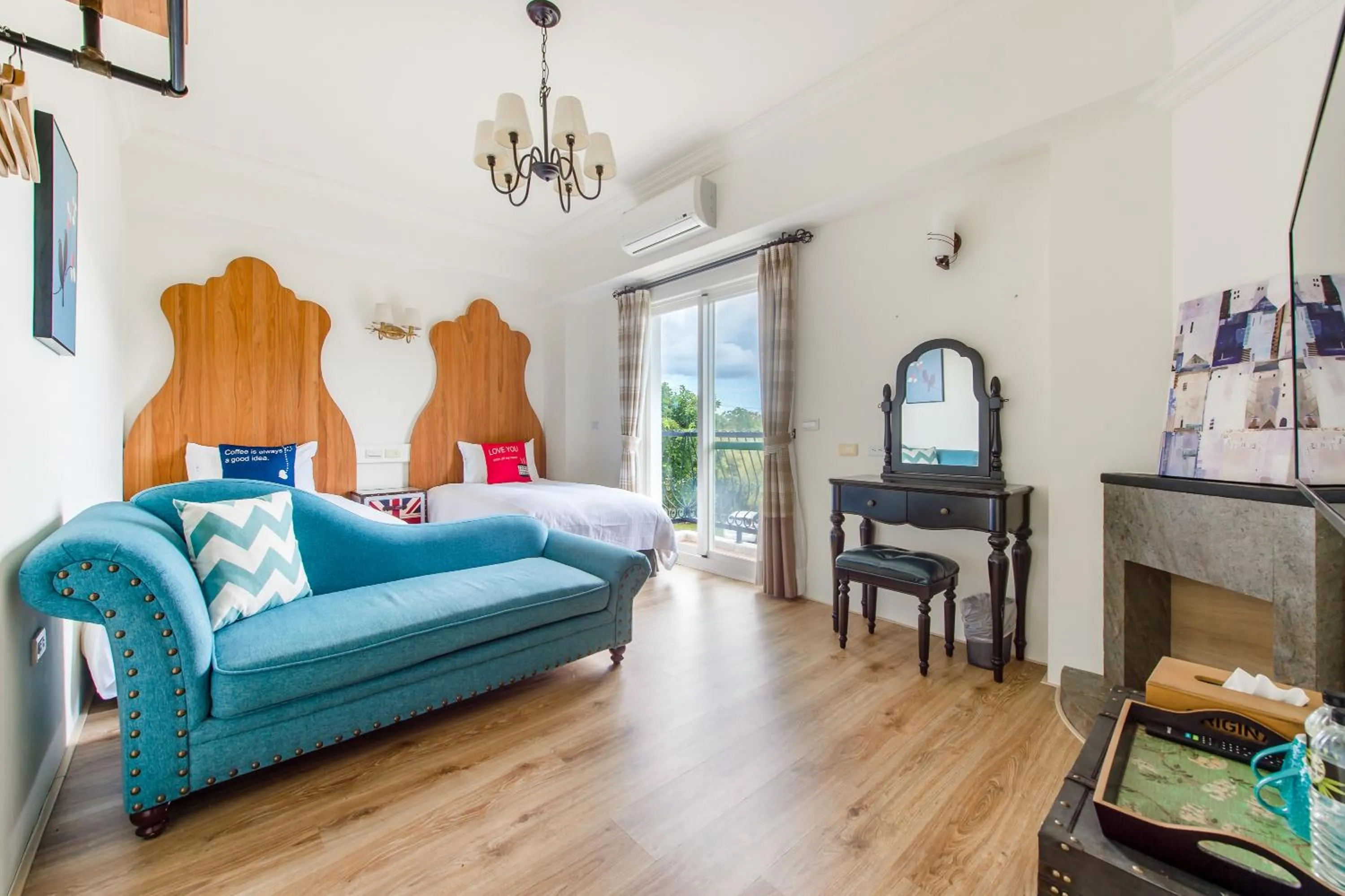 Bed in Wilderness1138 Hualien B&B