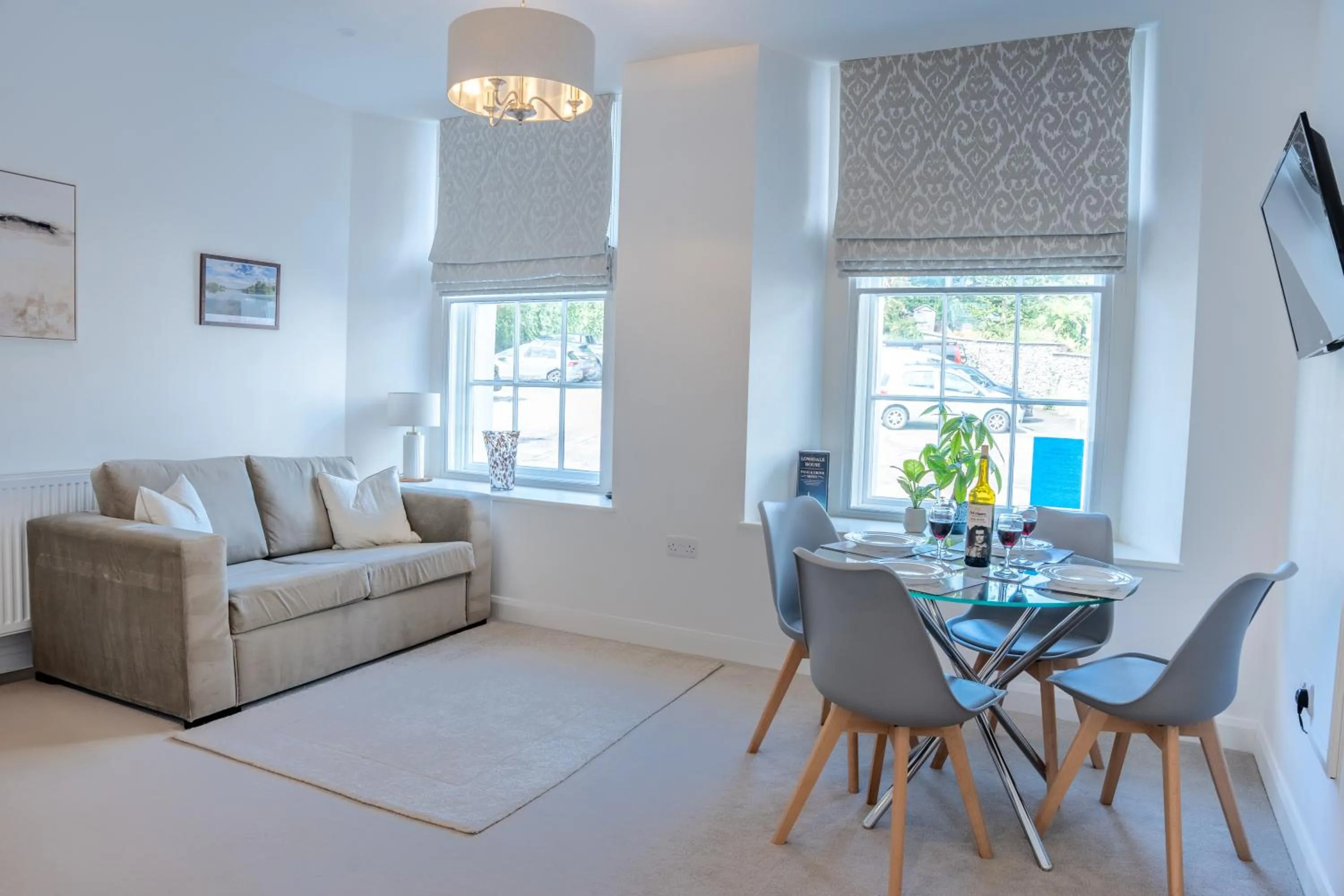 Living room in Lonsdale House Boutique Apartments