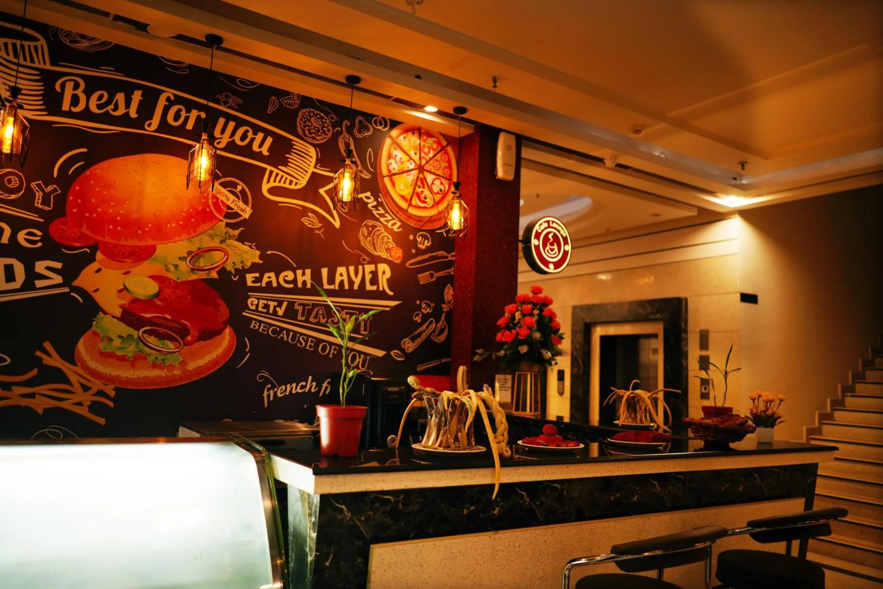 Lounge or bar in The Vaishnavi