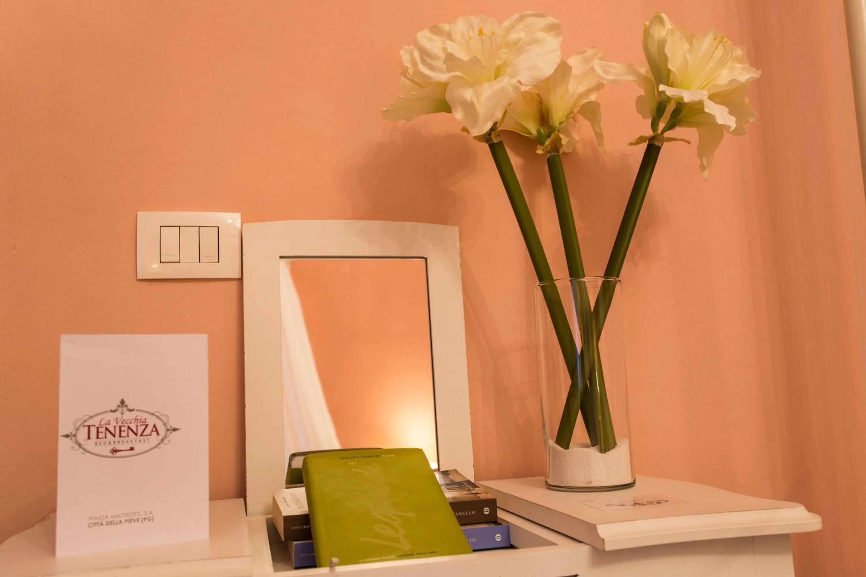 hair dresser in La Vecchia Tenenza B&B