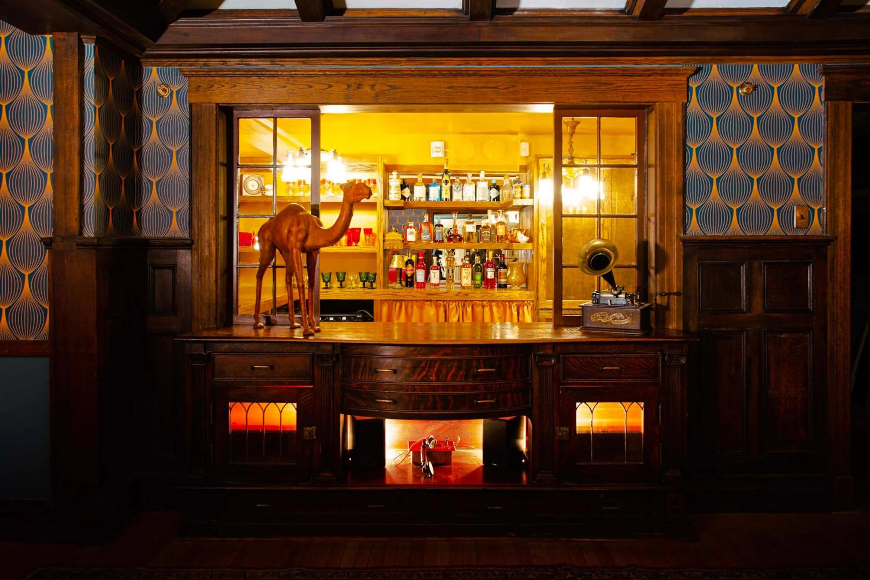 Lounge or bar in The Hartness House