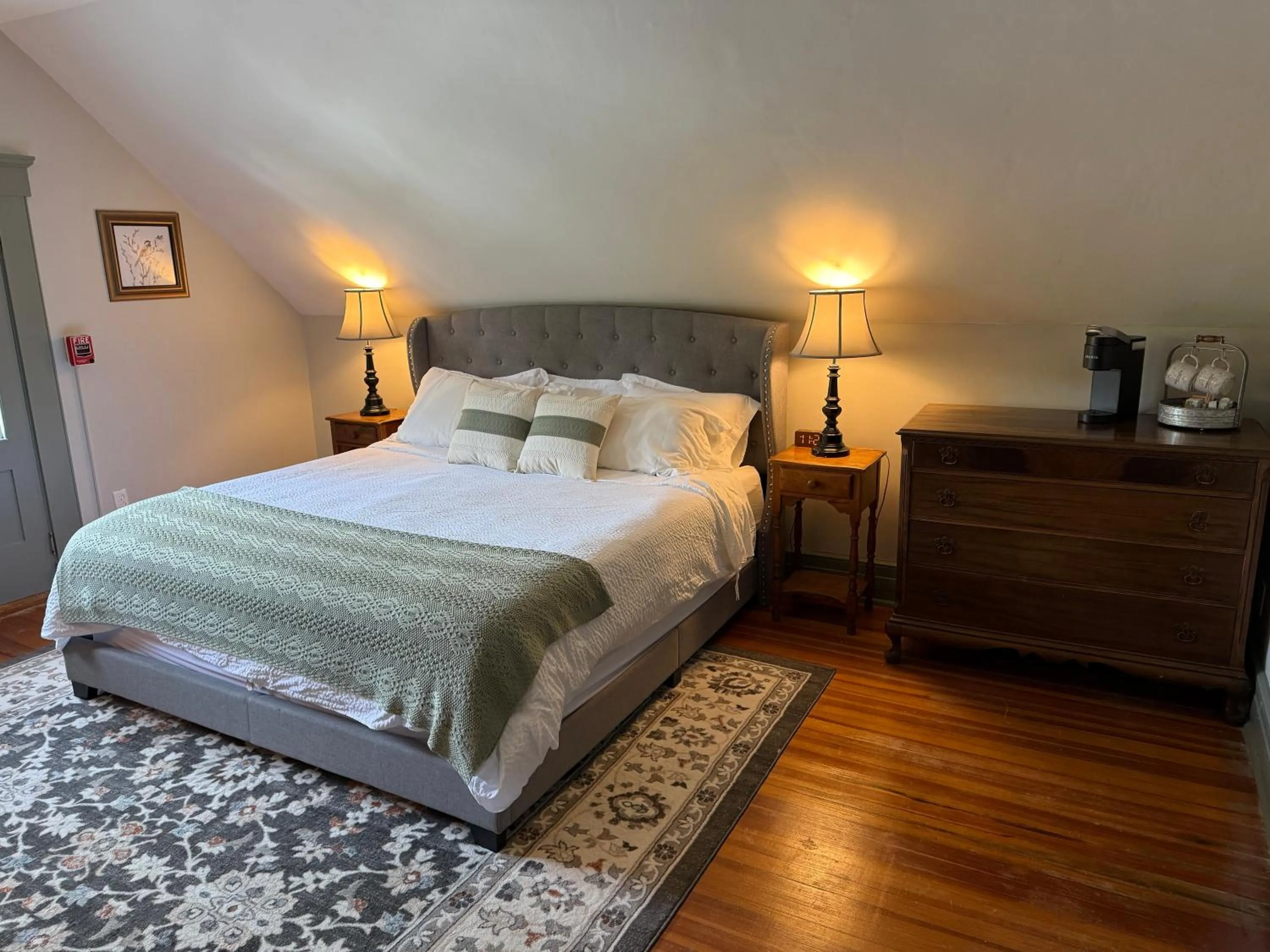 Bed in The Hartness House