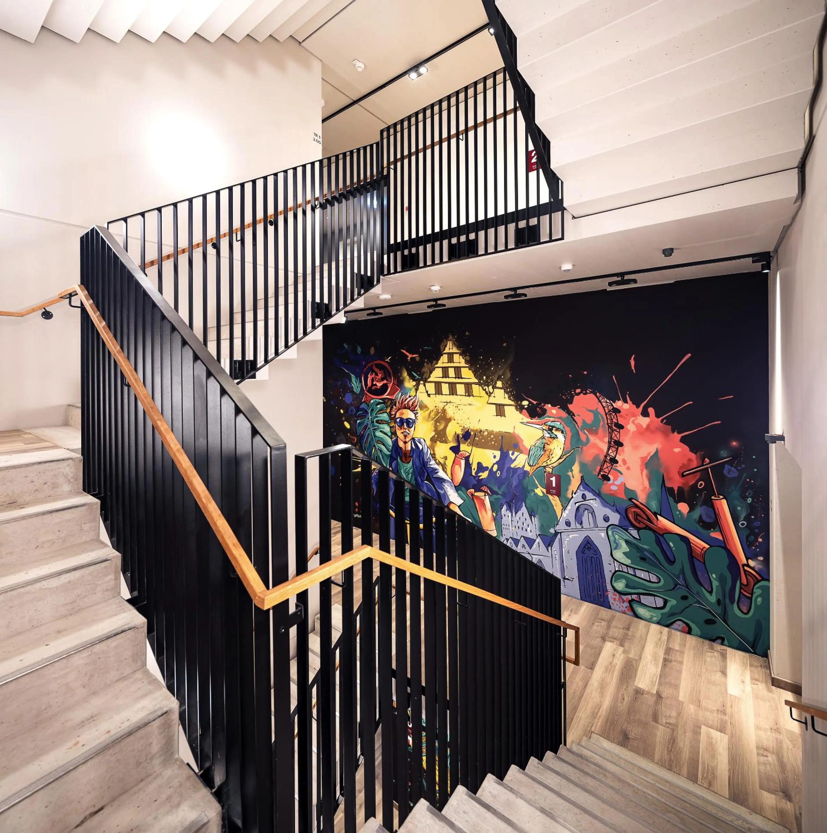 Decorative detail in IntercityHotel Paderborn