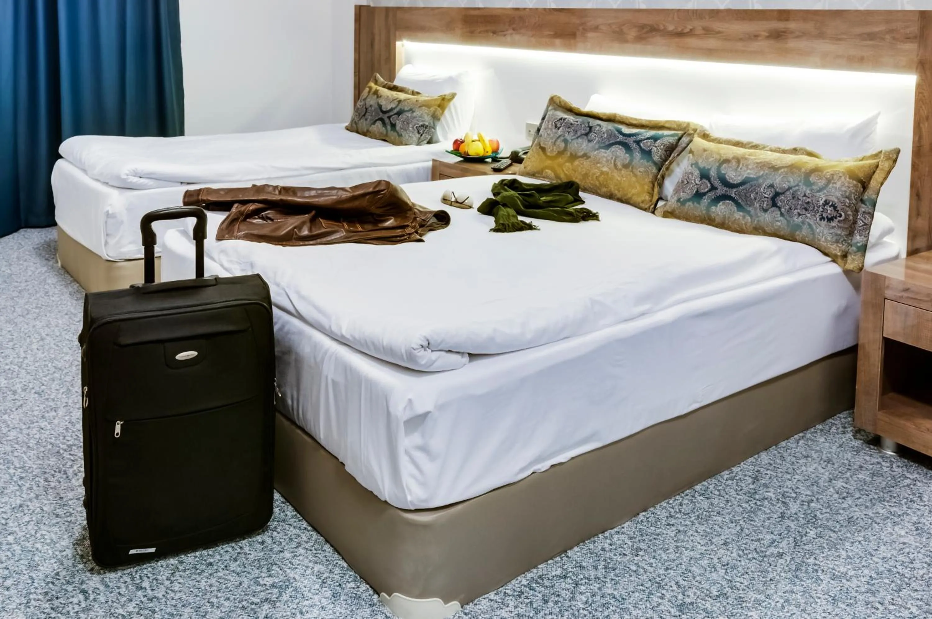 Bed in PARK YALÇIN HOTEL