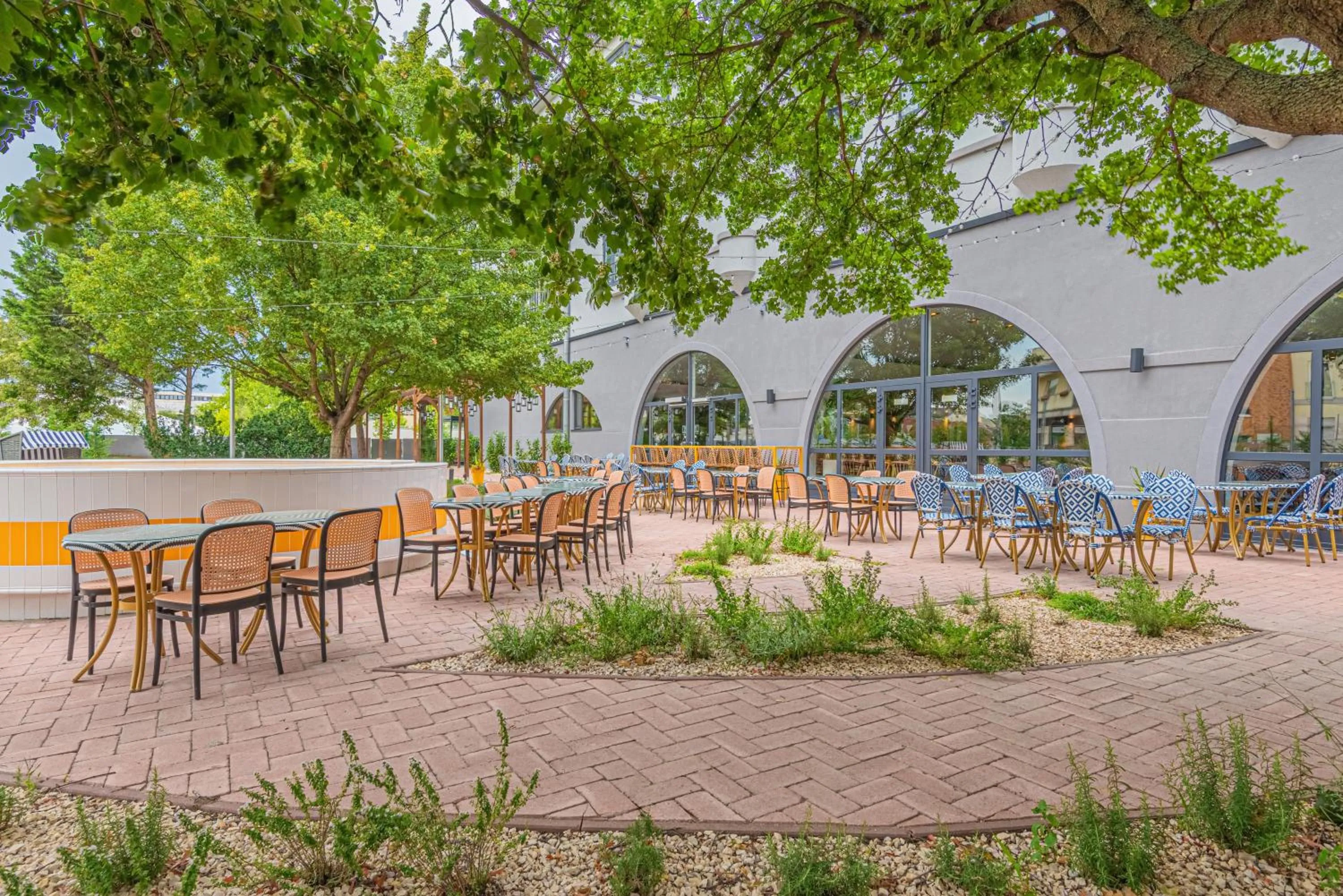 Patio in Castrum Hotel Székesfehérvár