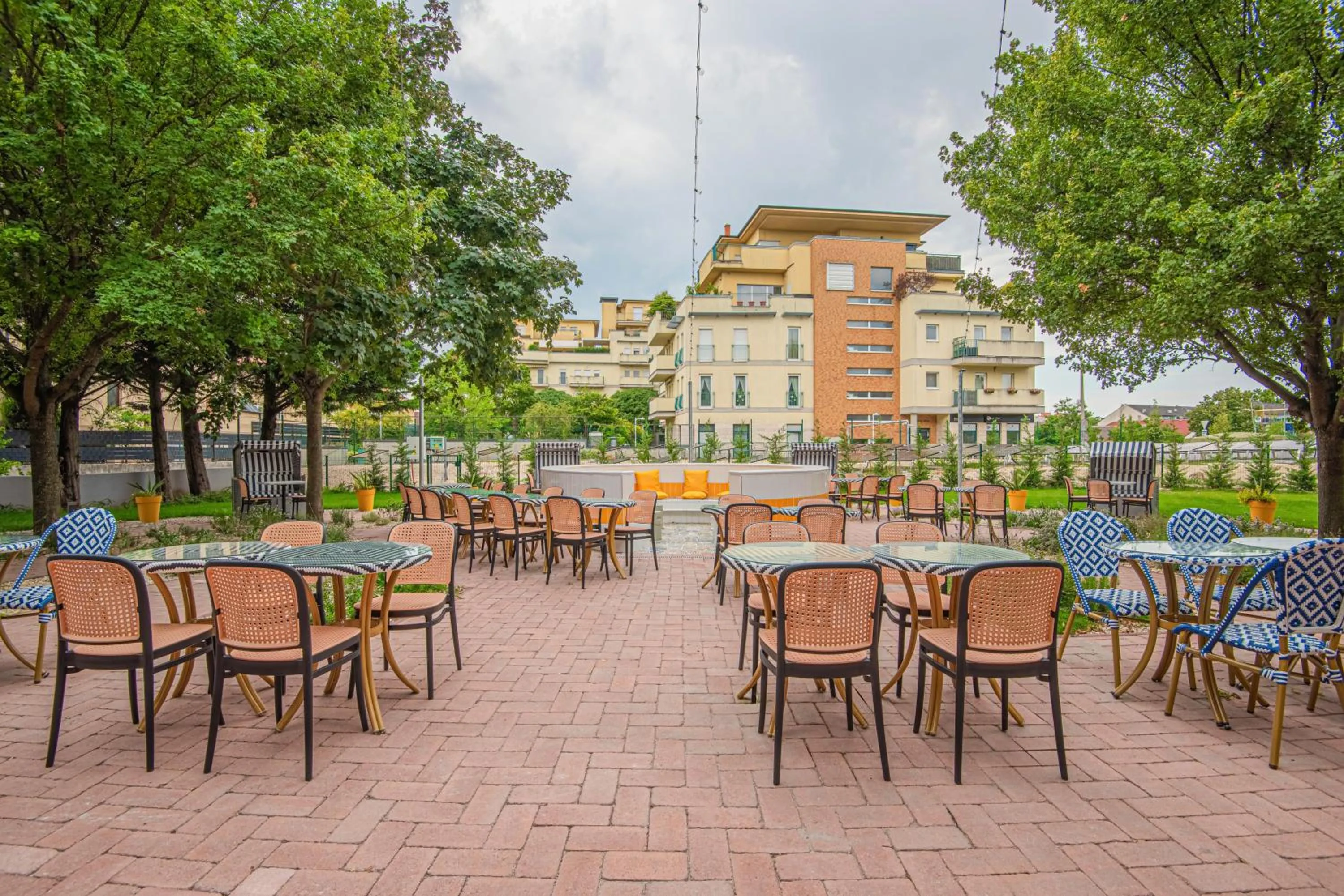Patio in Castrum Hotel Székesfehérvár