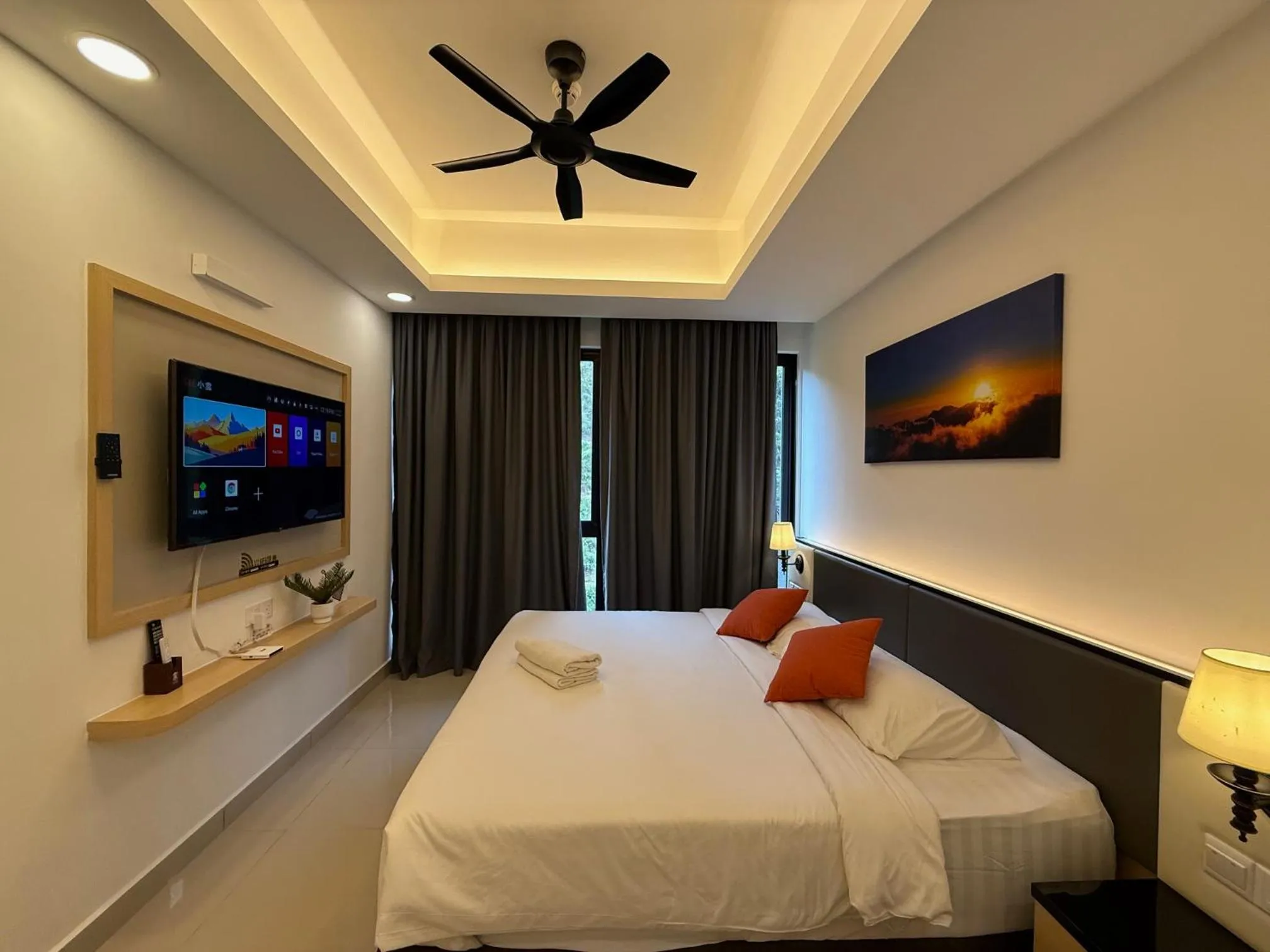 Bed in QUINCE HOME GRAND ION DELEMEN GENTING HIGHLANDs