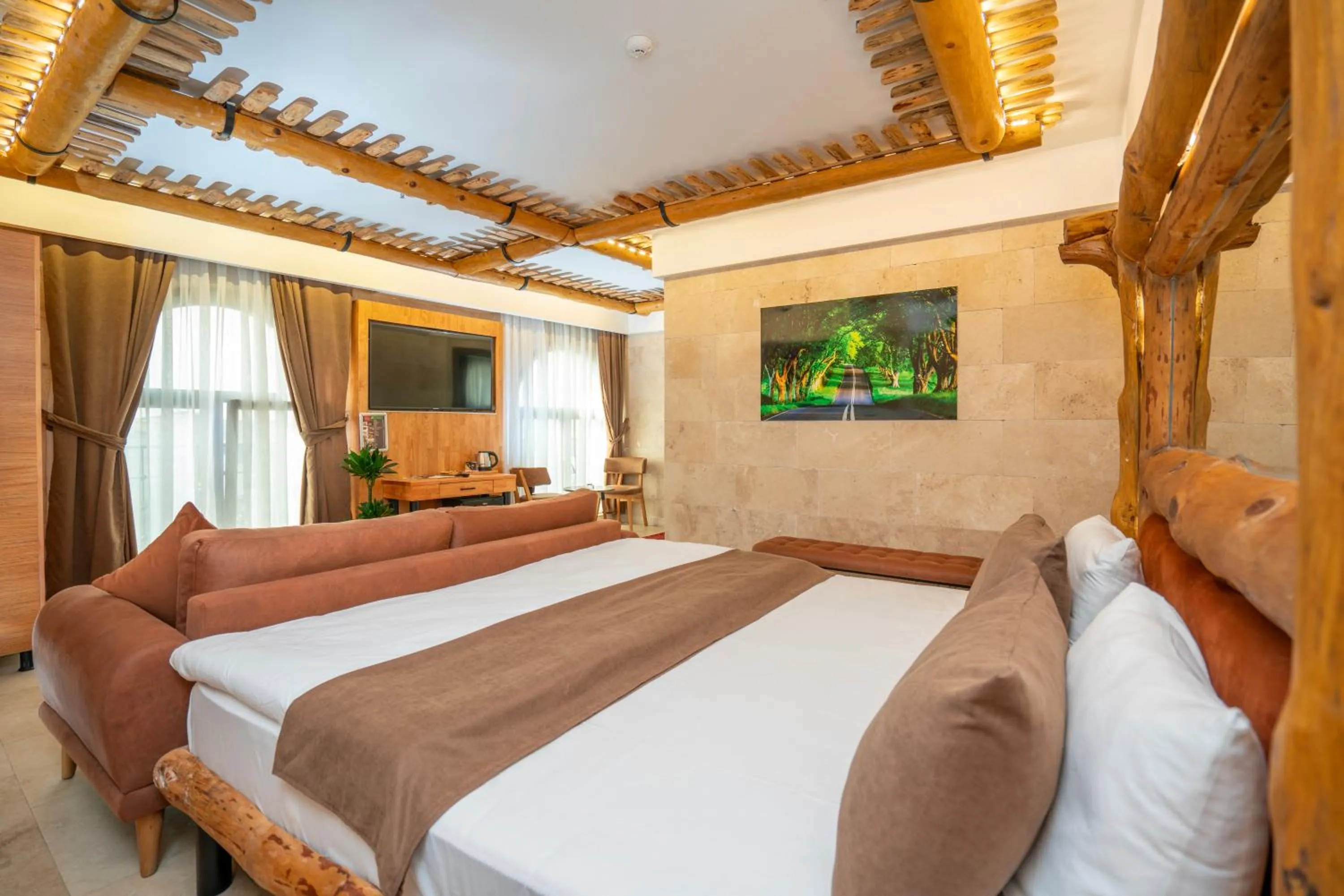 Living room, Bed in PASHA PALACE HOTEL