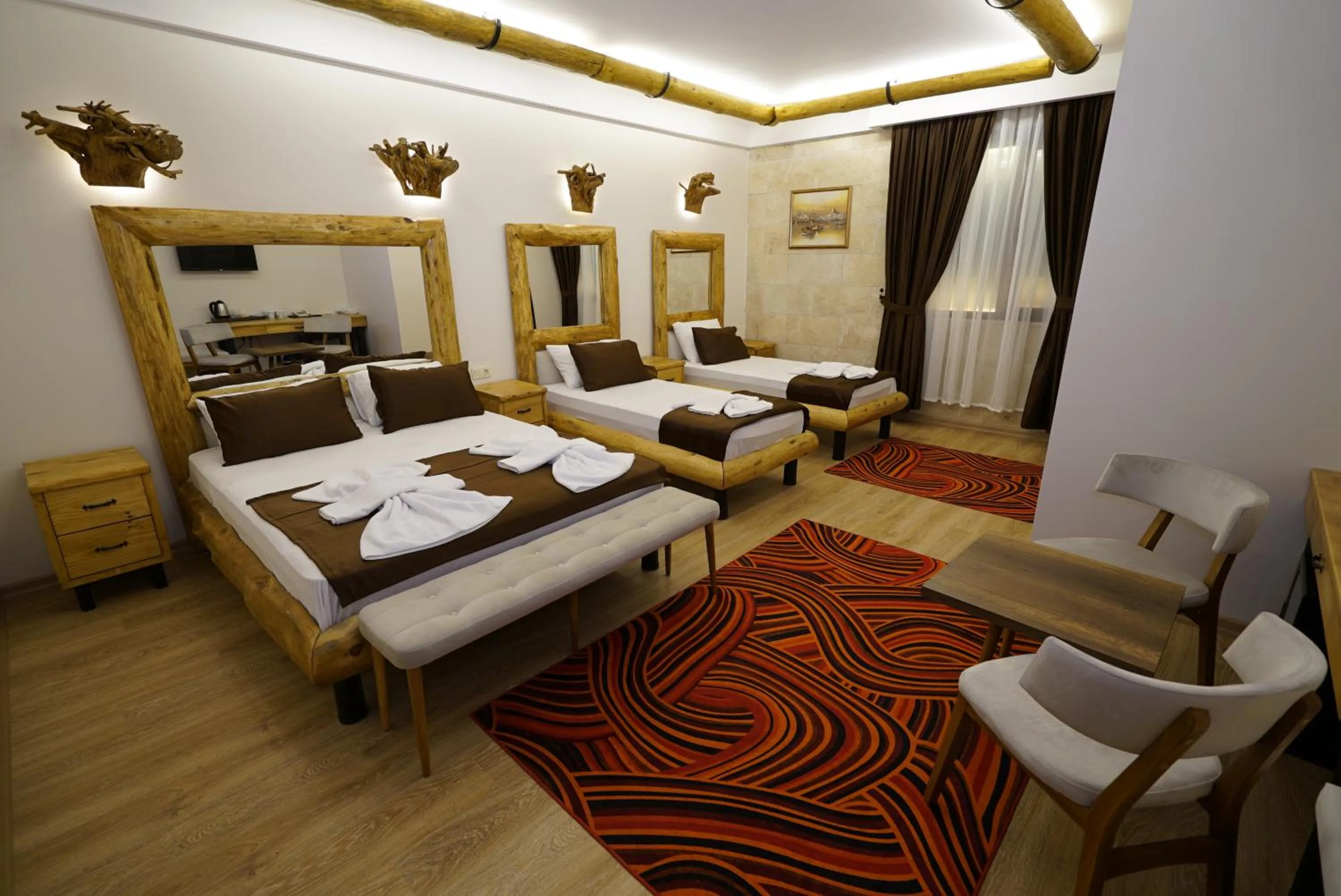 Bed in PASHA PALACE HOTEL