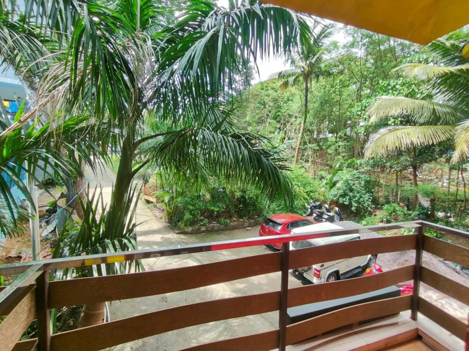 Garden view in Kalapani Nest