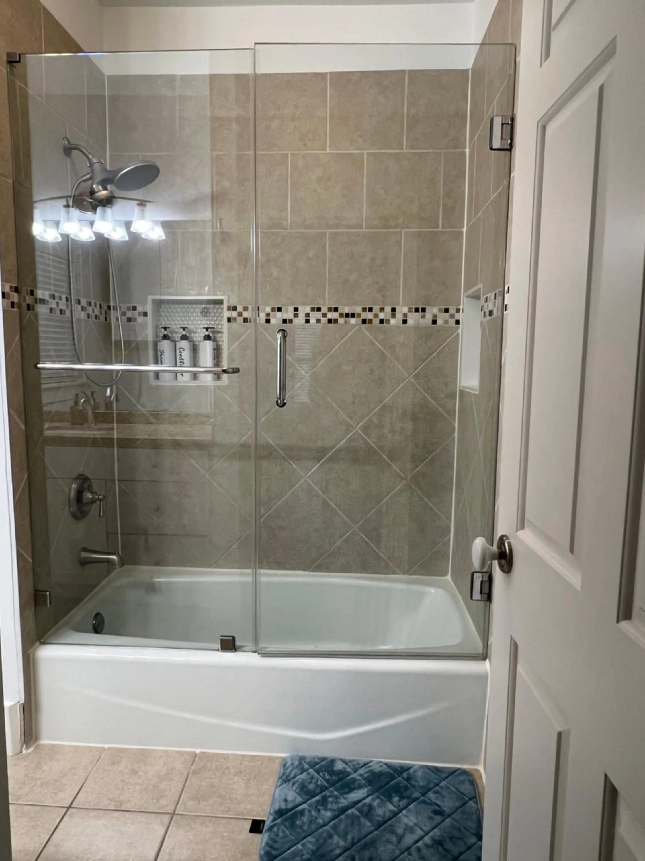 Shower in MyCrib Houston Hostel