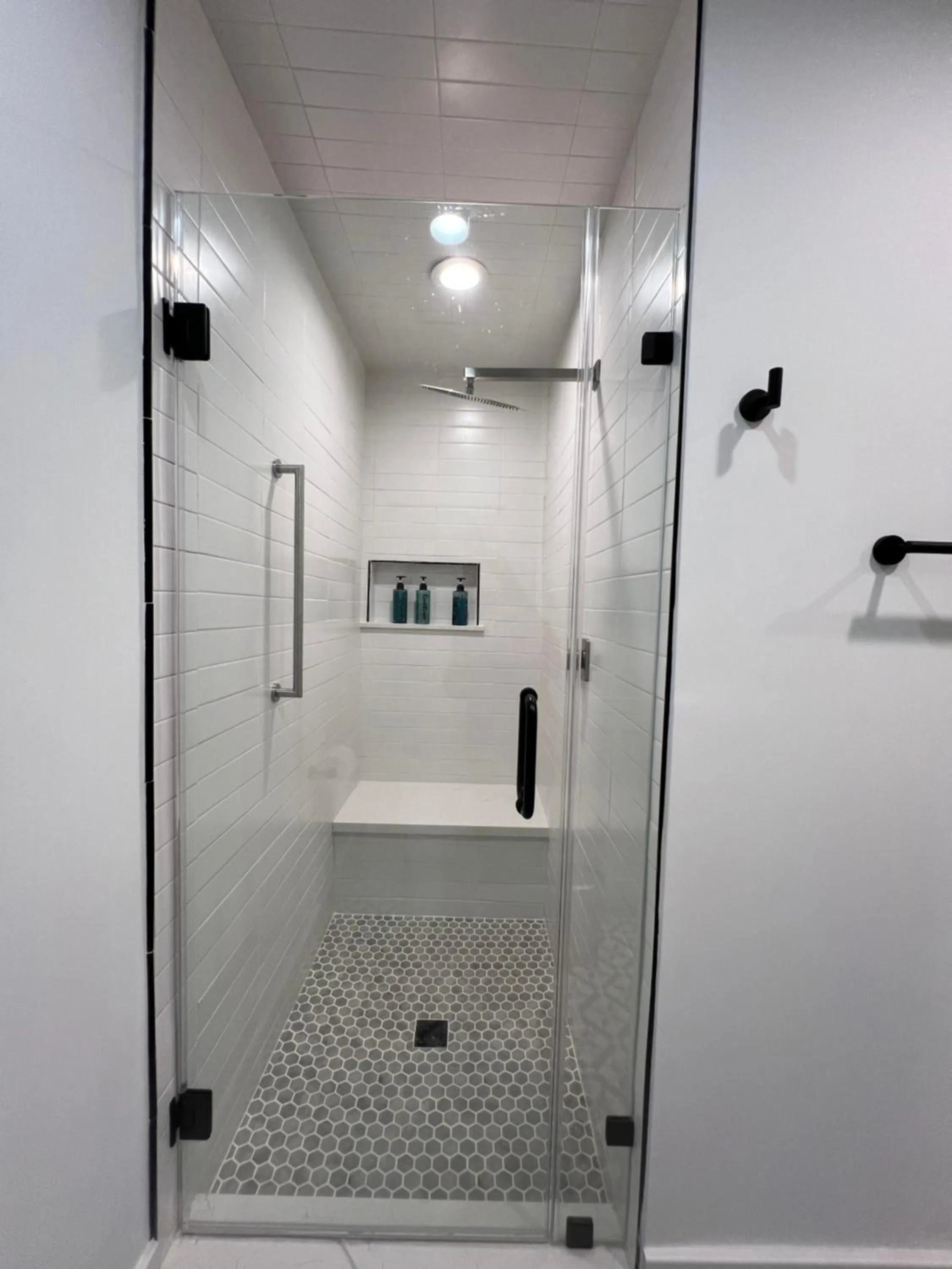 Shower in MyCrib Houston Hostel