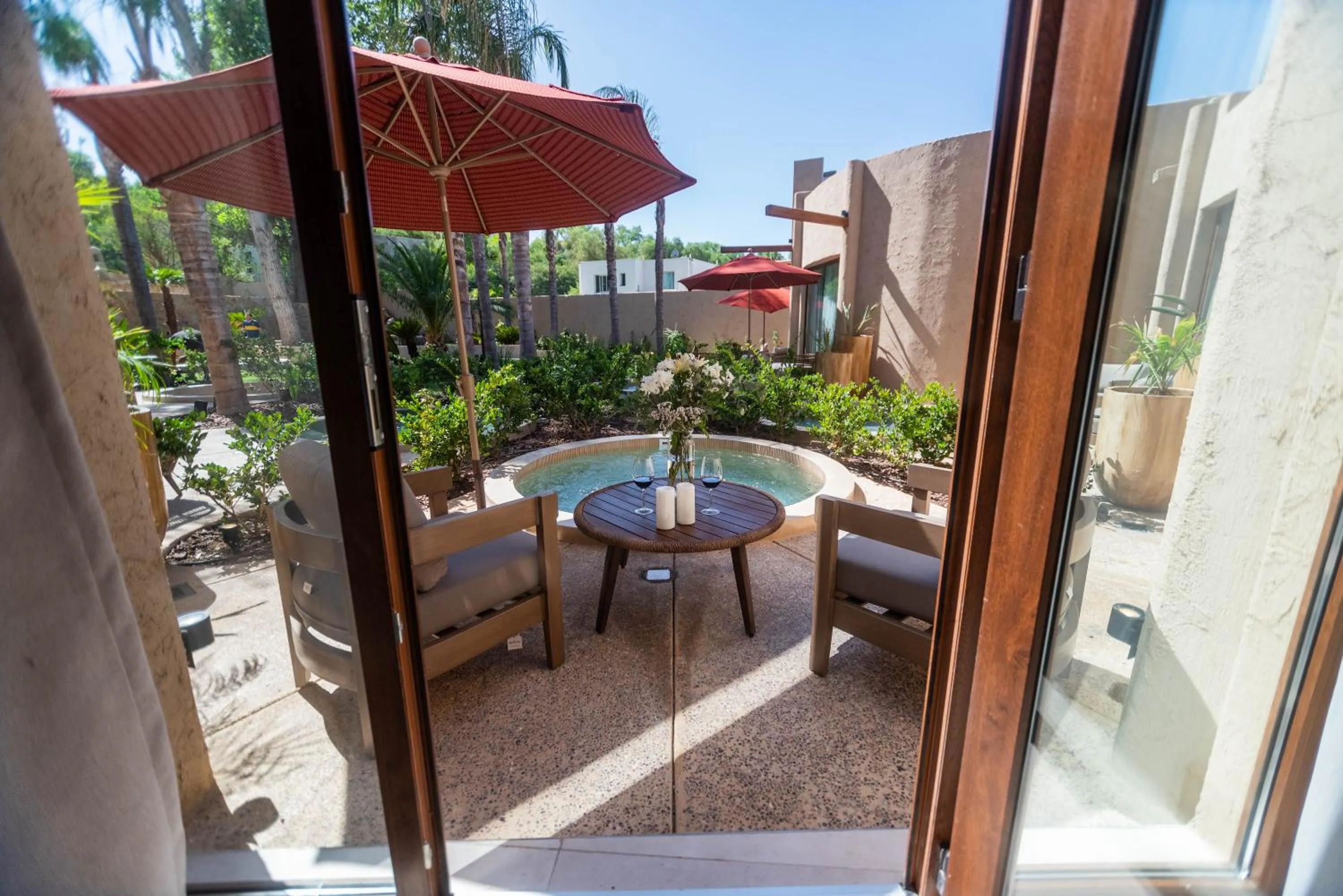 Garden view in La Maria Hotel Boutique