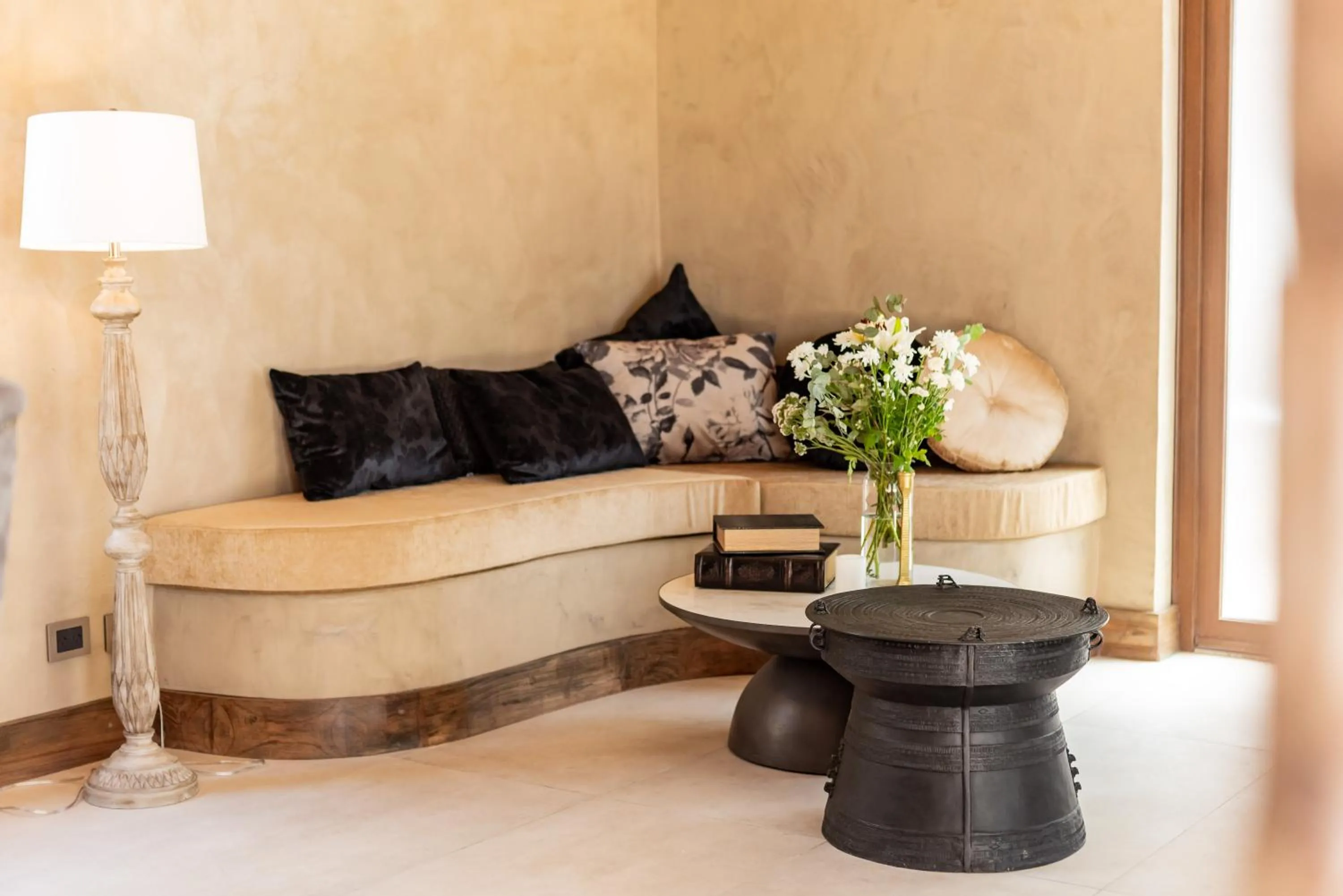 Seating area in La Maria Hotel Boutique