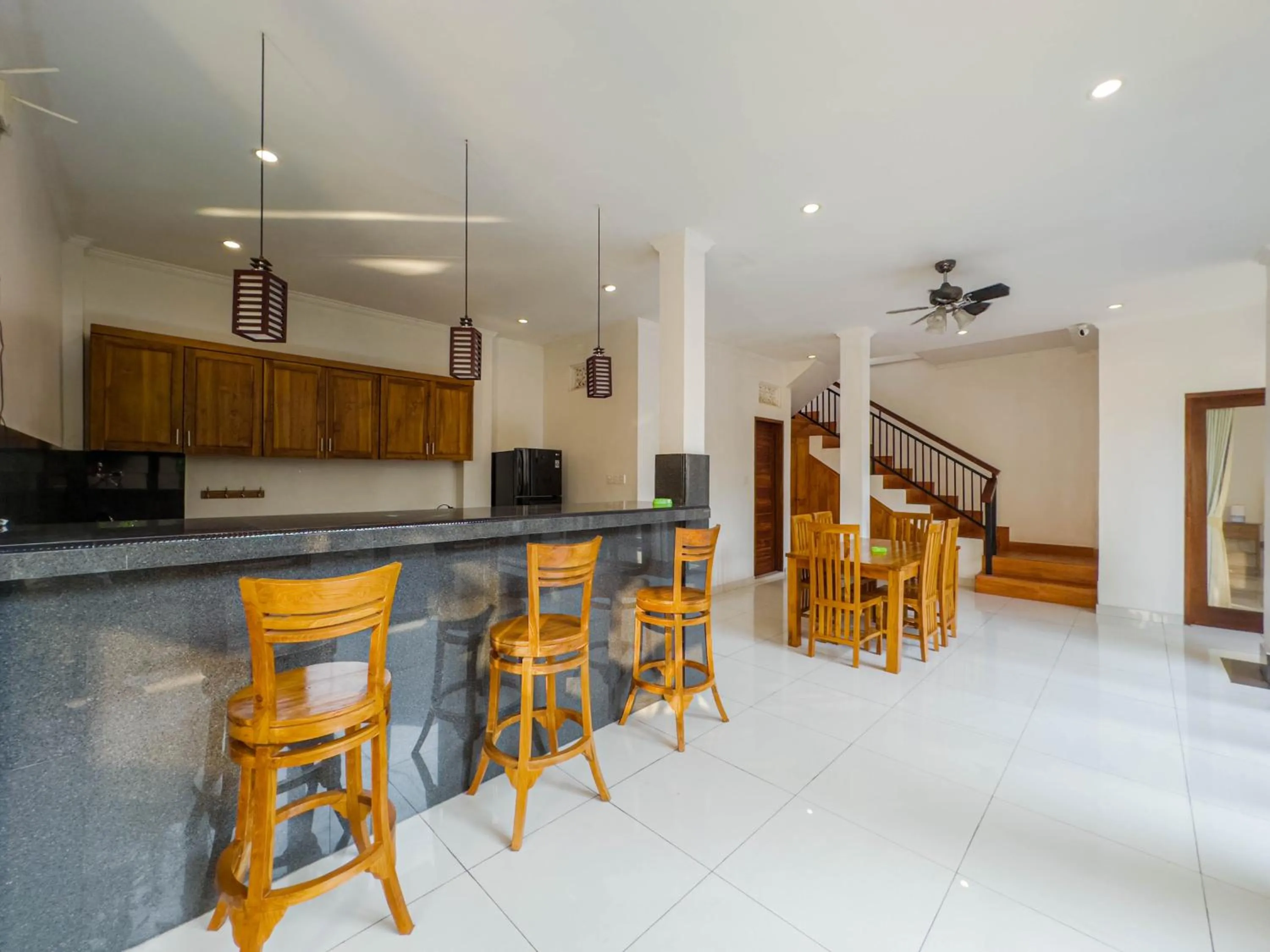 Kitchen or kitchenette in Moai House