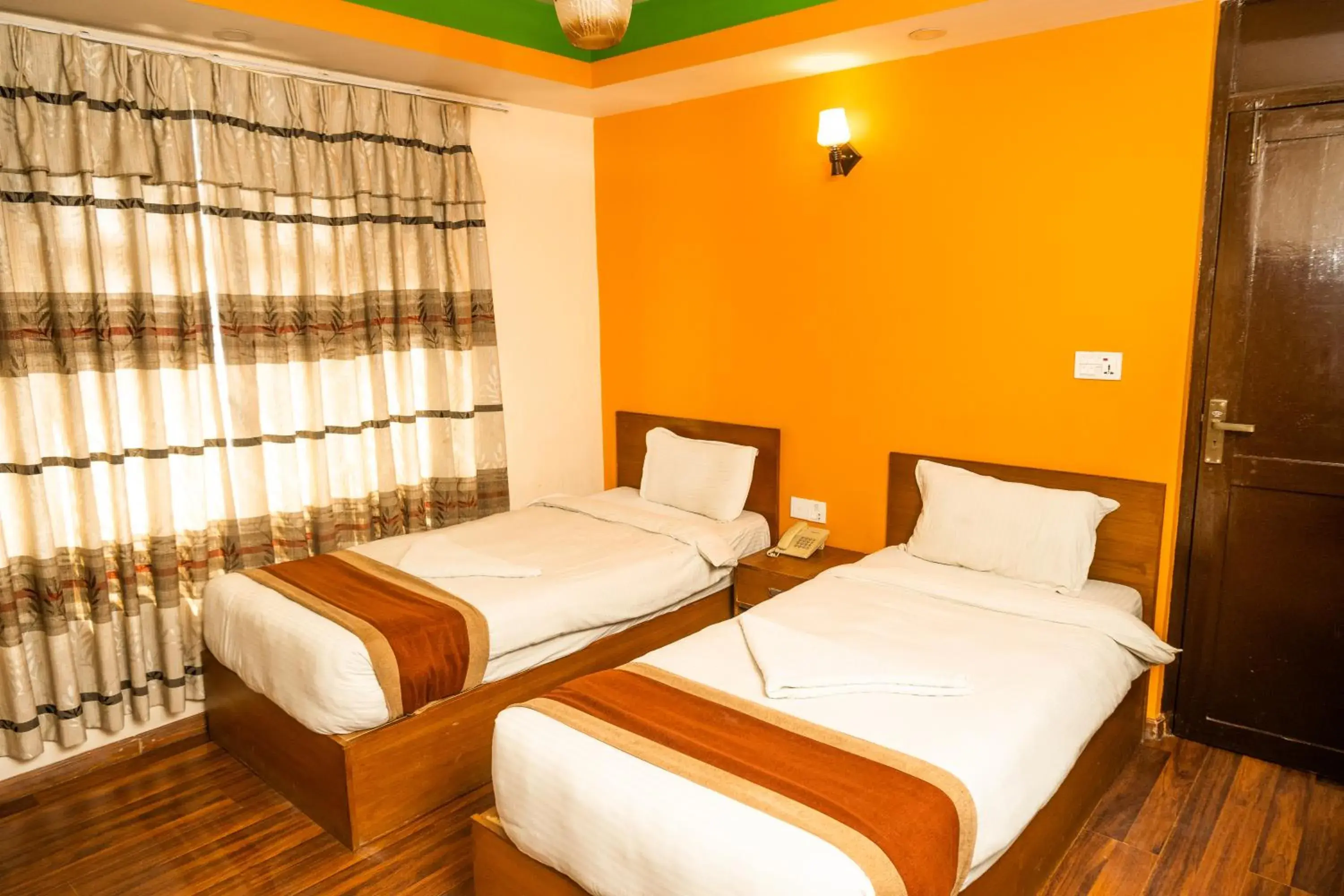 Budget Twin Room in Kathmandu Peace Hotel Budget Twin Room in Kathmandu Peace Hotel