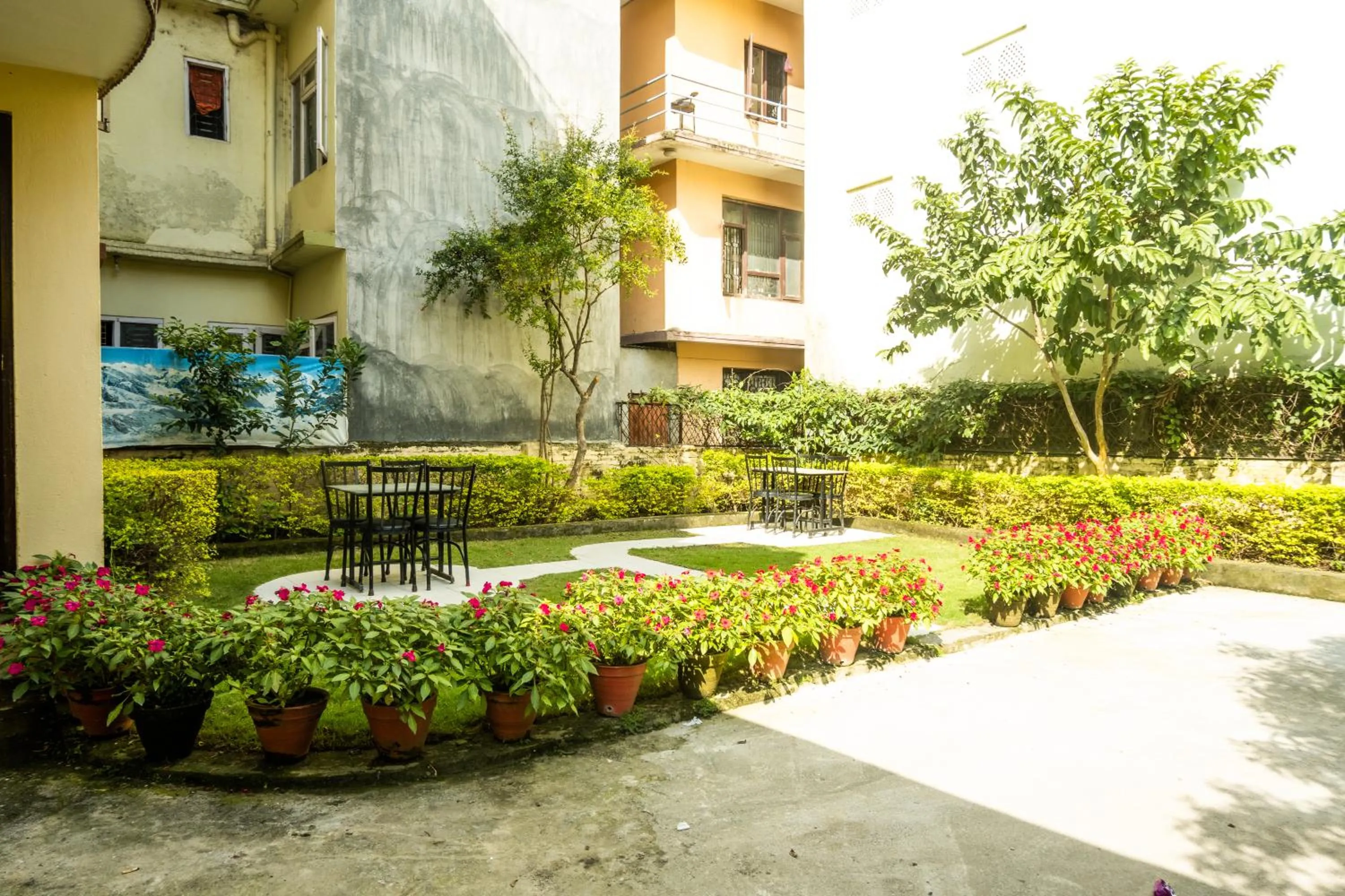 Garden in Kathmandu Peace Hotel