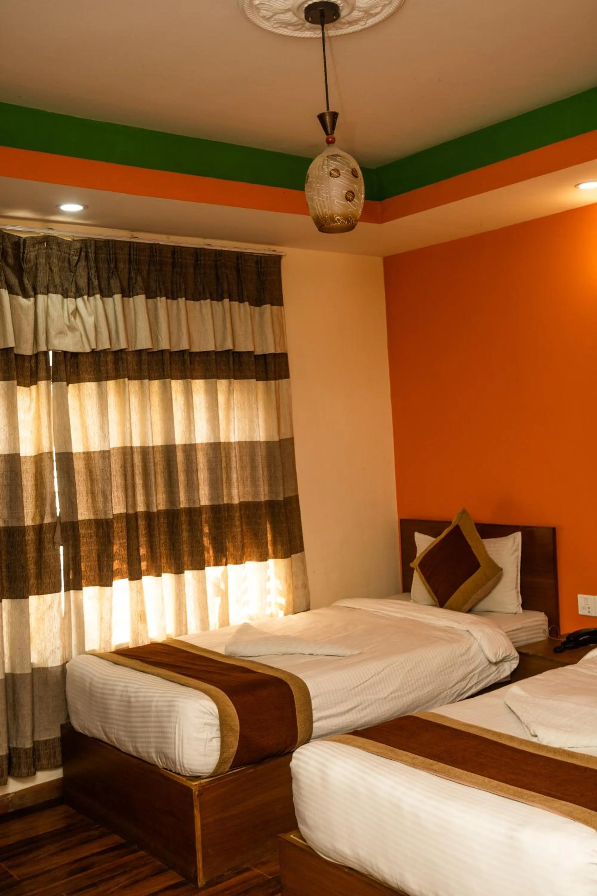 Bedroom, Bed in Kathmandu Peace Hotel