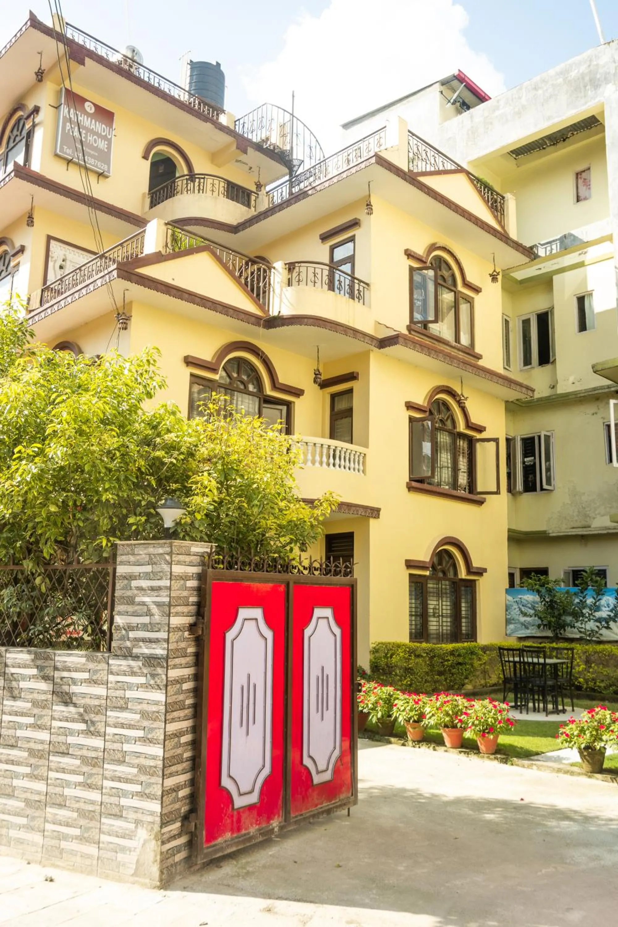 Property building in Kathmandu Peace Hotel