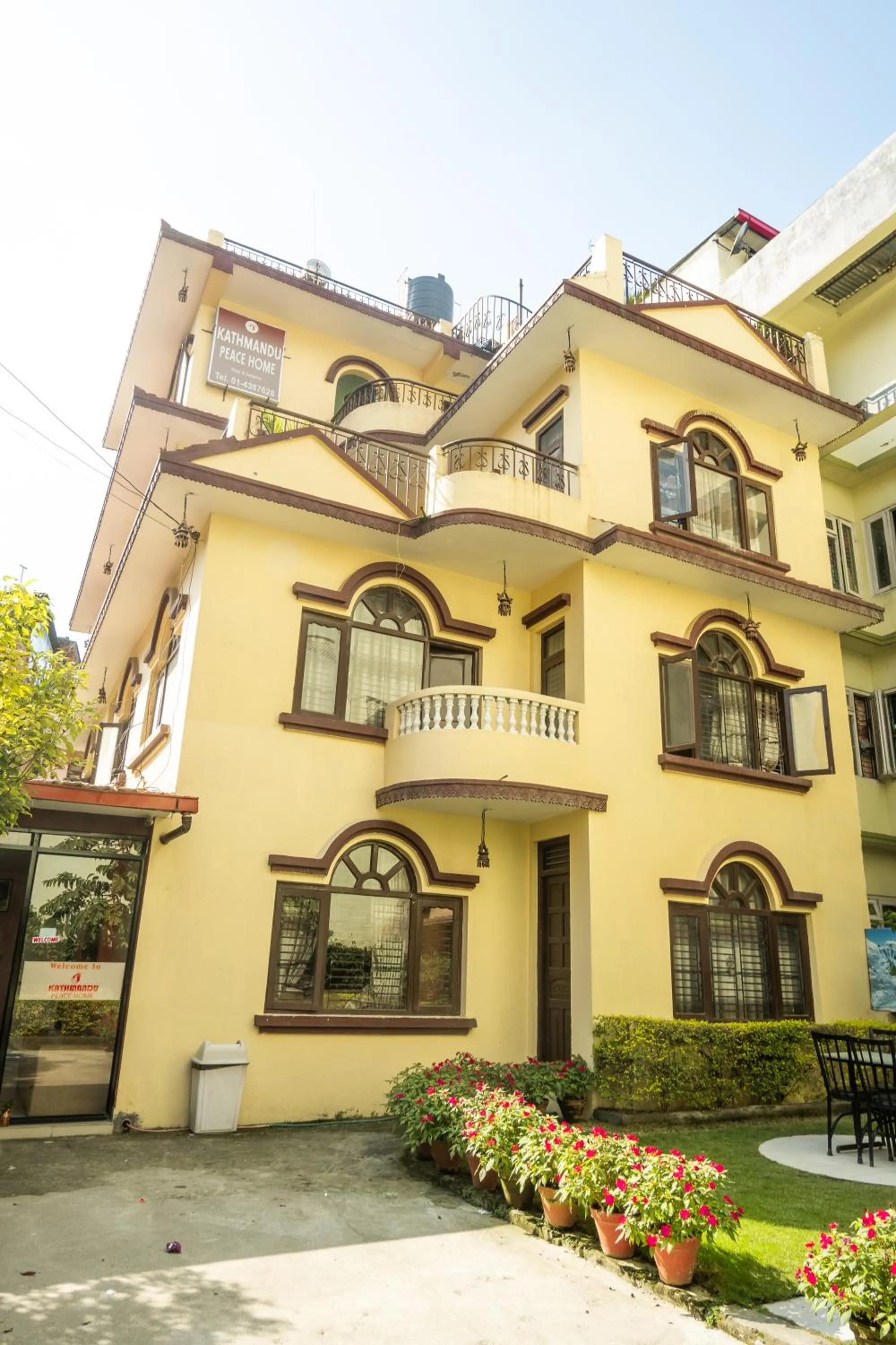 Property building in Kathmandu Peace Hotel