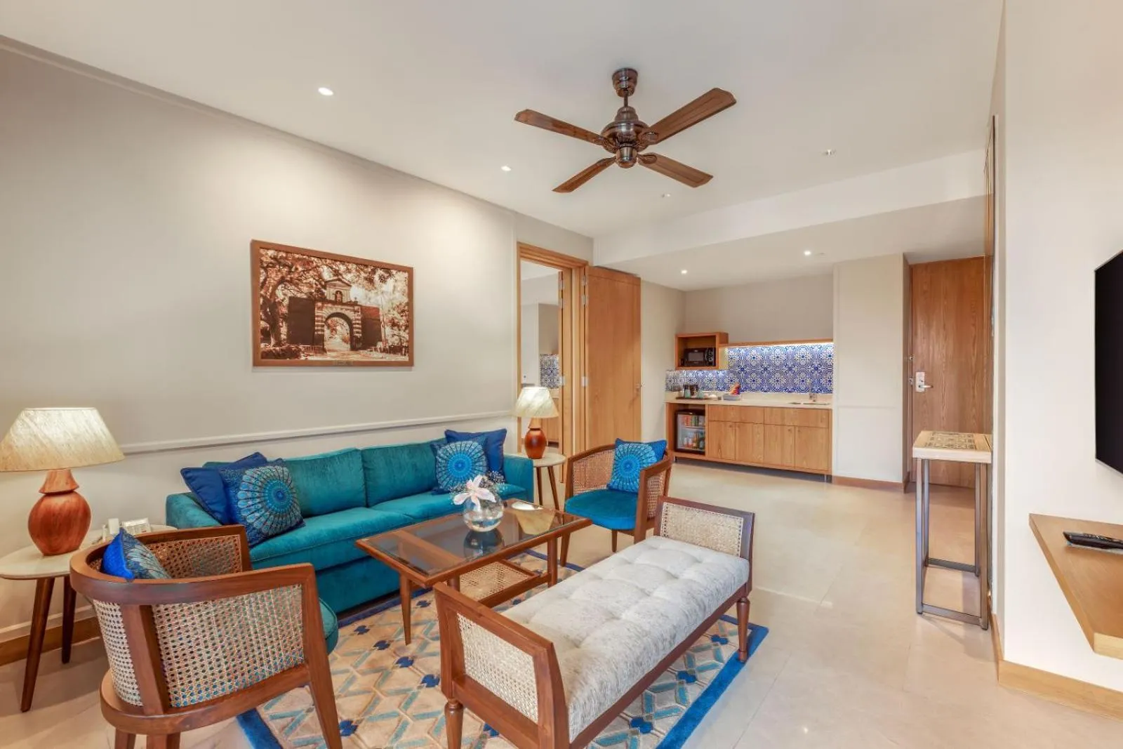 Living room in The Astor - All Suites Hotel Candolim Goa