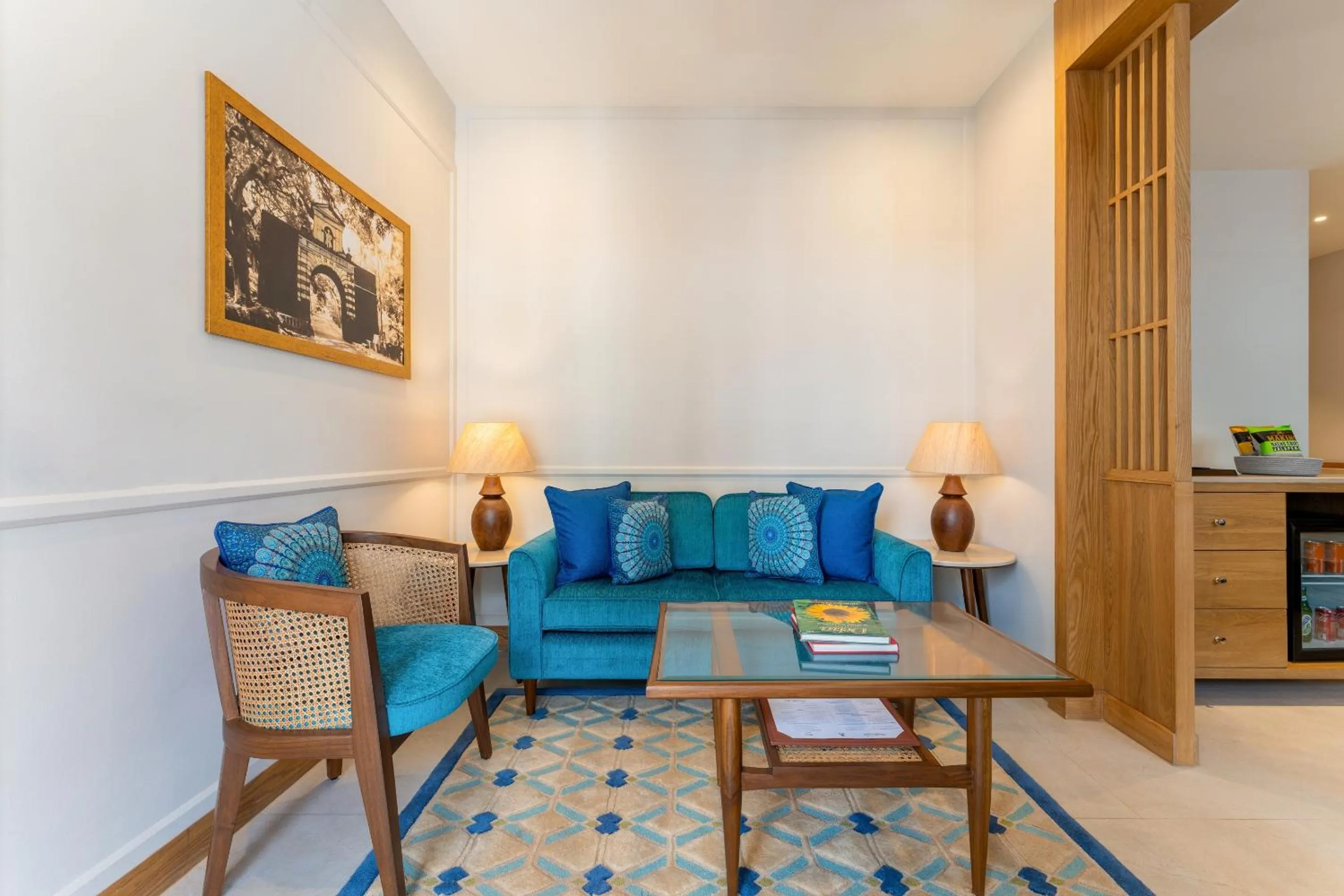 Living room in The Astor - All Suites Hotel Candolim Goa