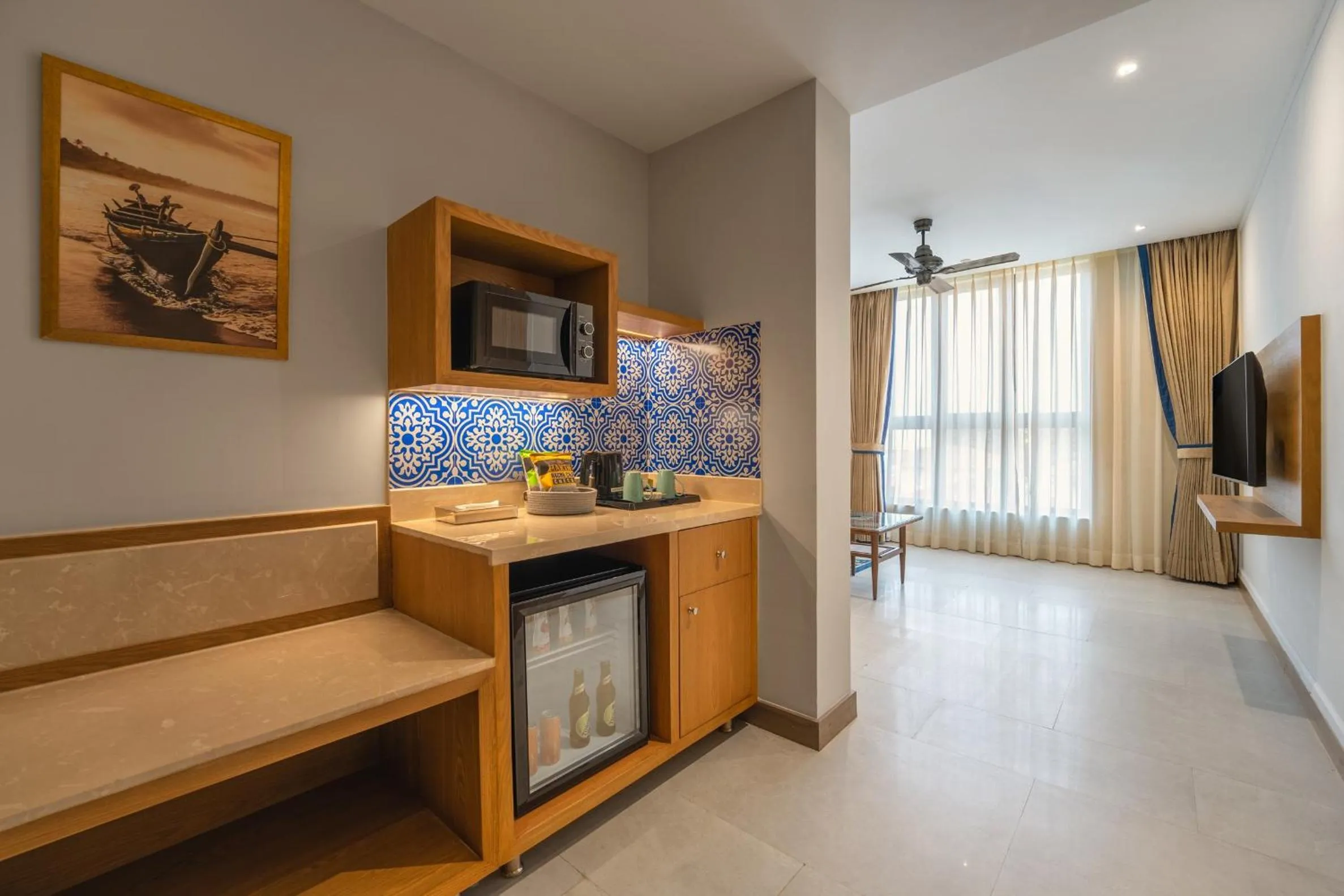 Kitchen or kitchenette in The Astor - All Suites Hotel Candolim Goa