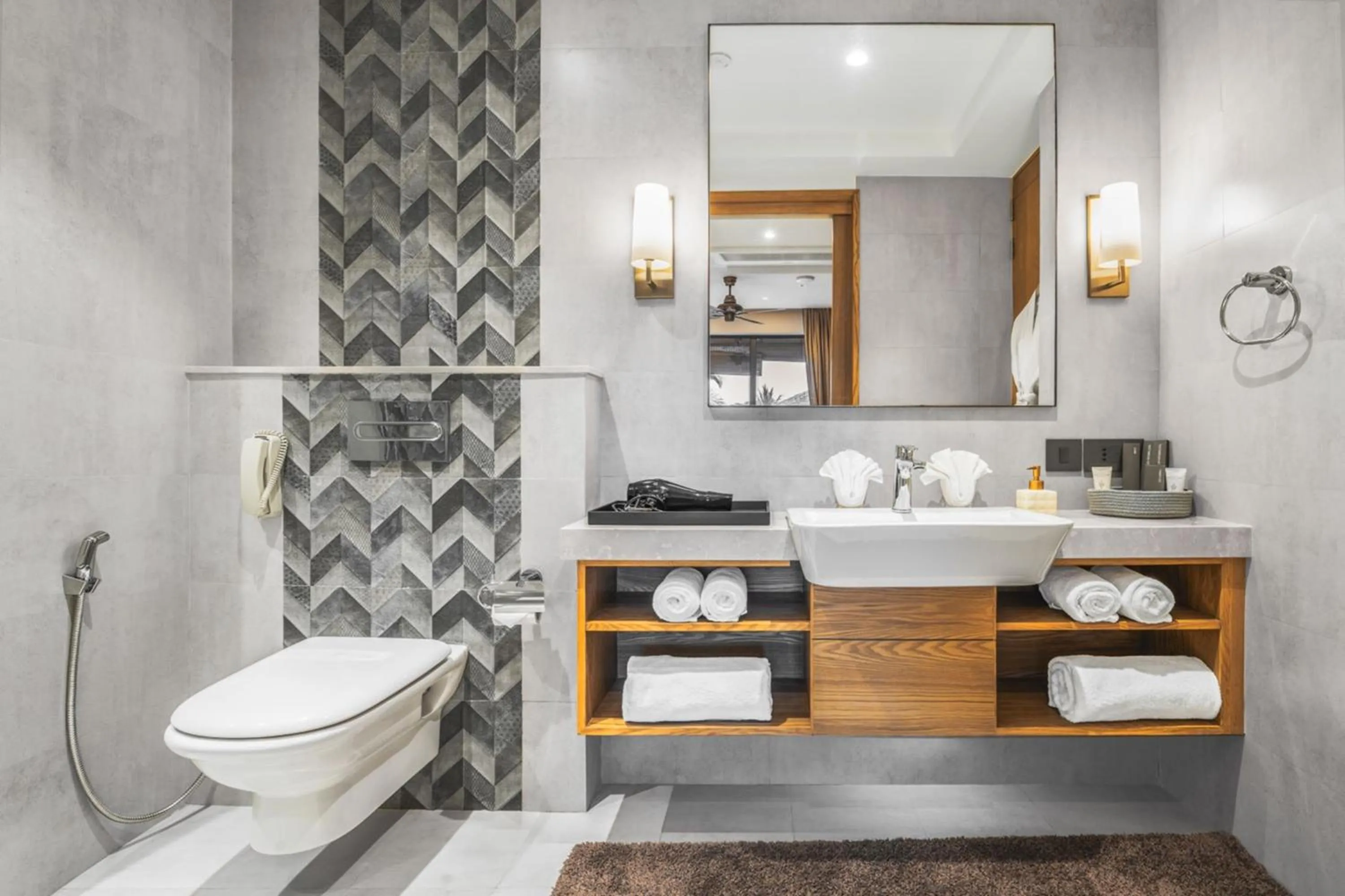 Bathroom in The Astor - All Suites Hotel Candolim Goa