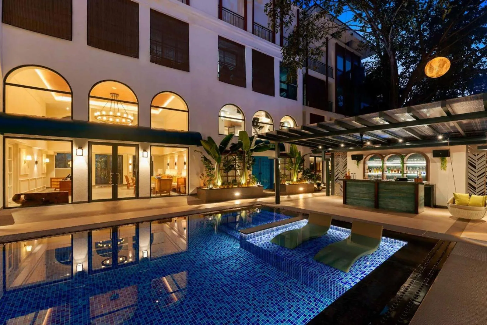 Swimming pool in The Astor - All Suites Hotel Candolim Goa