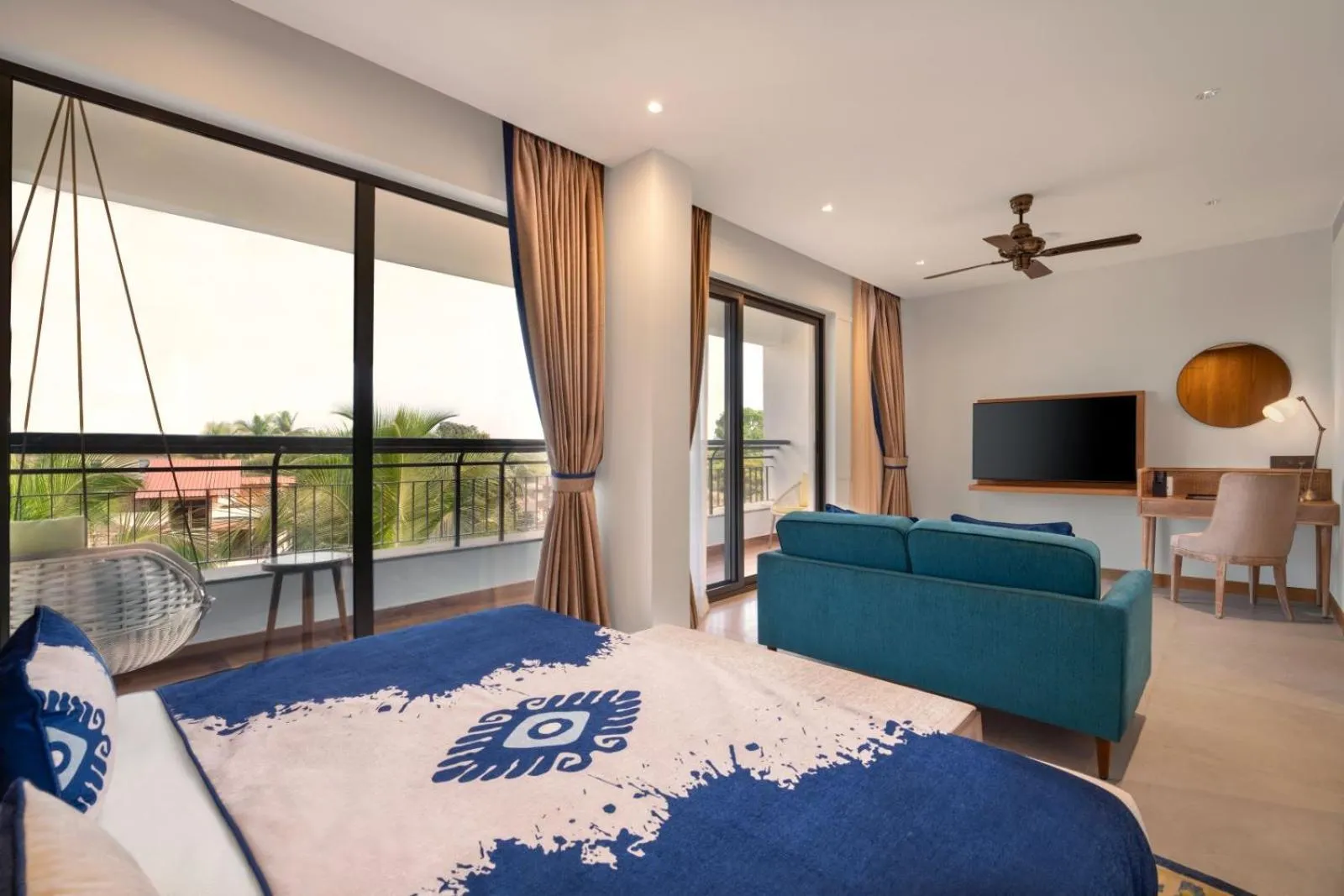 Bed in The Astor - All Suites Hotel Candolim Goa