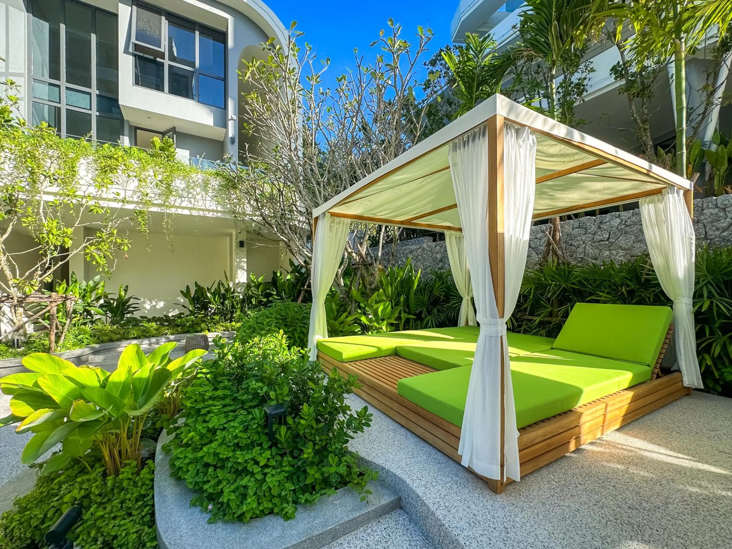 sunbed in La Green Hotel and Residence