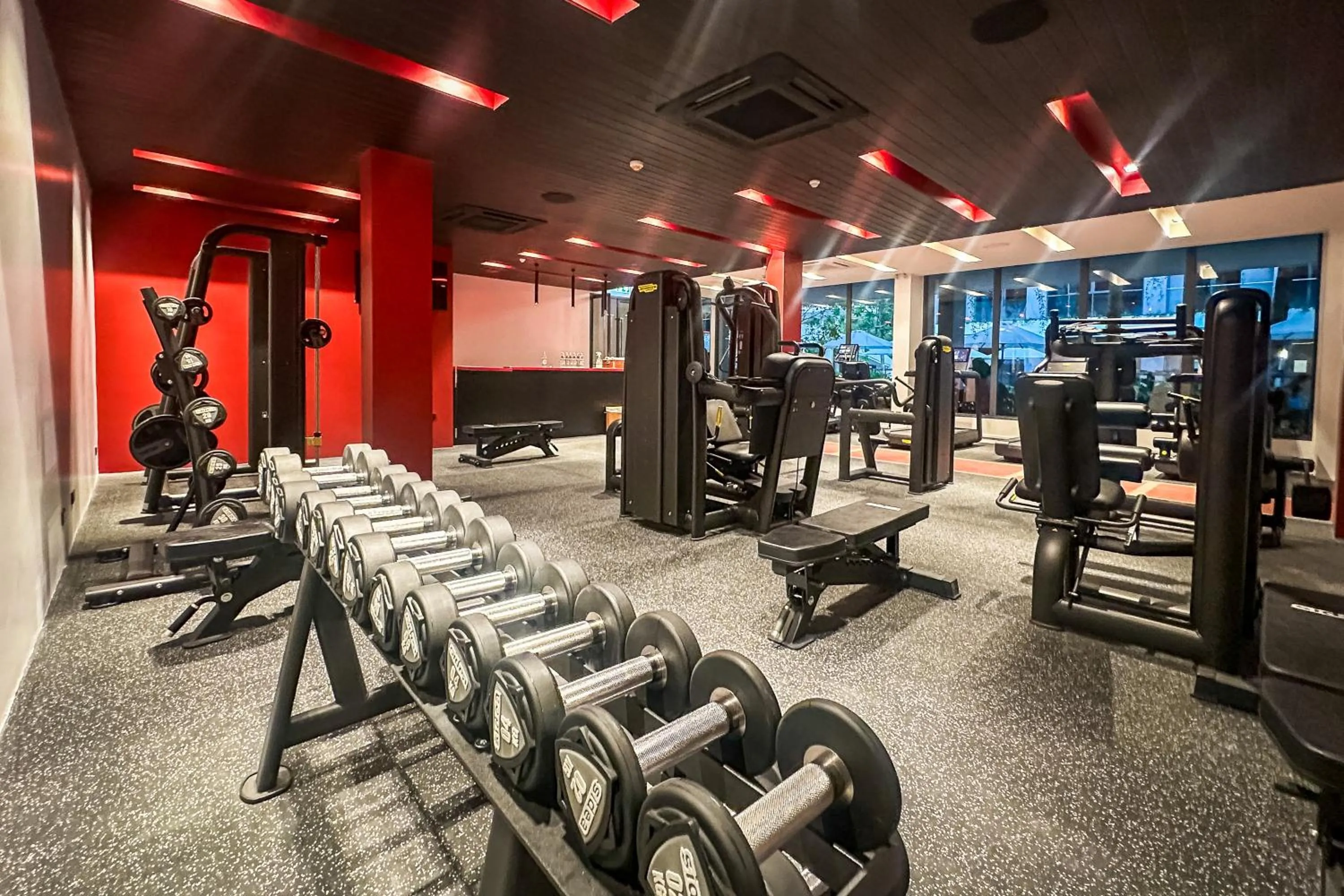 Fitness centre/facilities in La Green Hotel and Residence