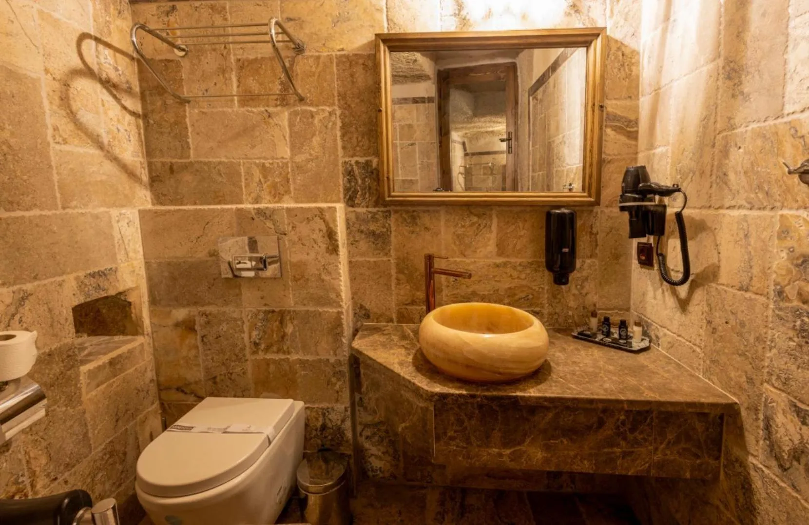 Toilet in Noah's Ark Cave Hotel