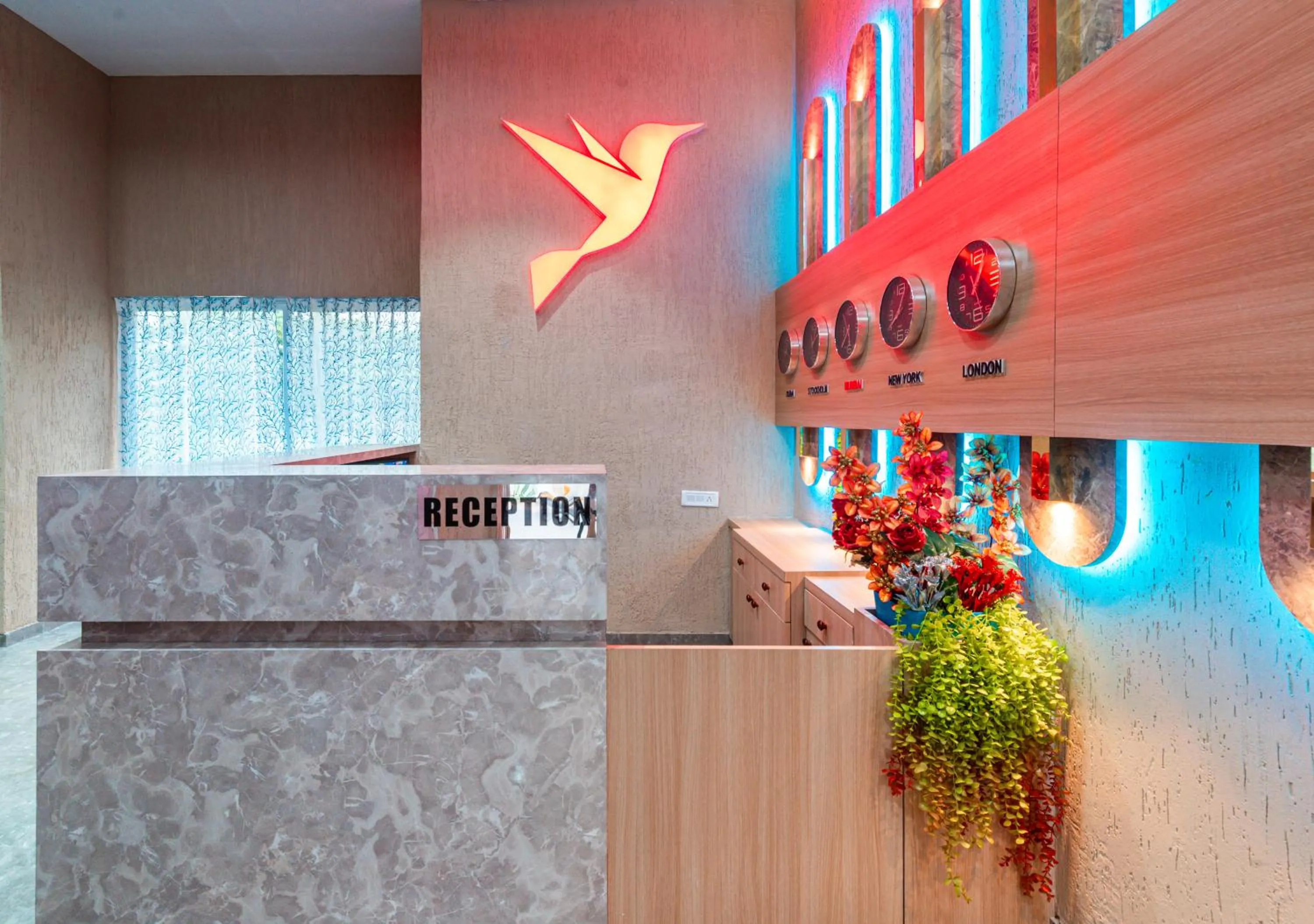 Lobby or reception in Treebo Cocostay, Hadapsar