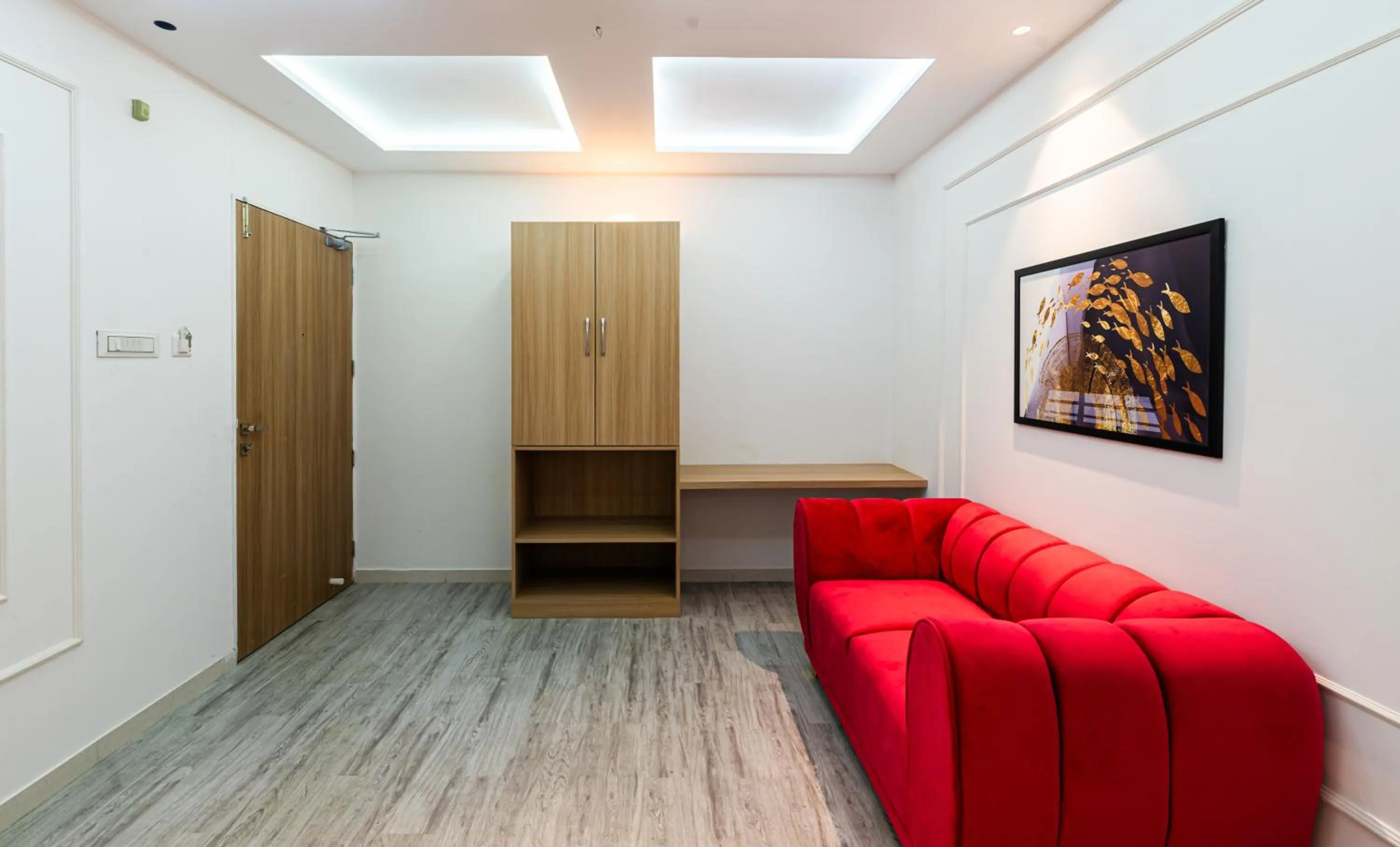 Seating area in Treebo Cocostay, Hadapsar