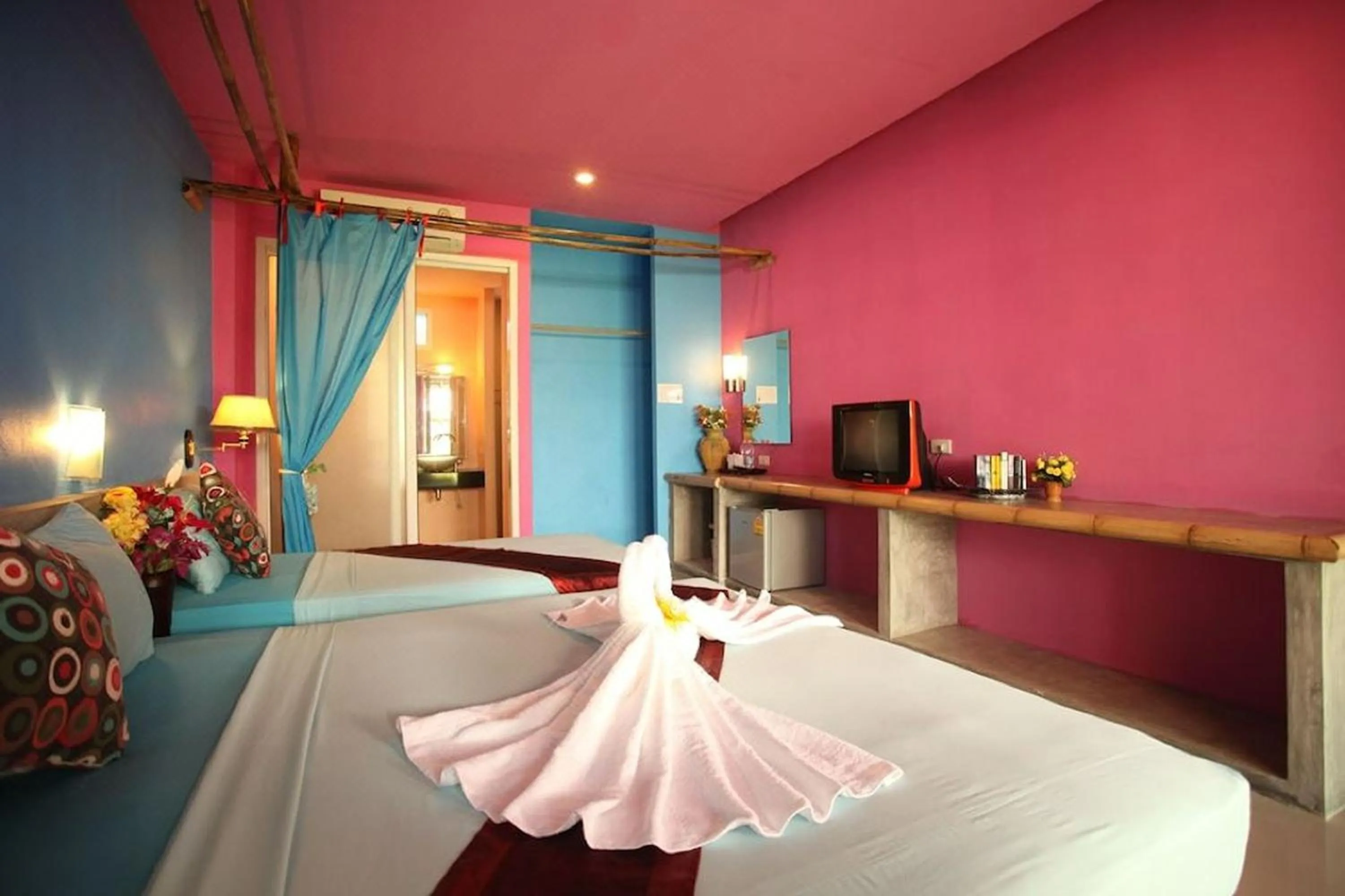 Bed in Chaba Bungalows