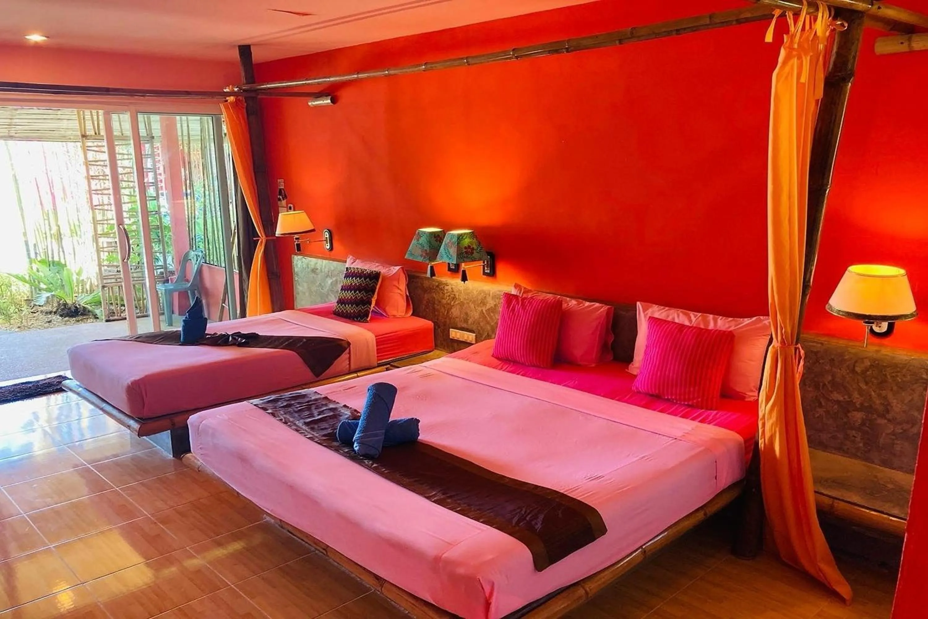 Bed in Chaba Bungalows