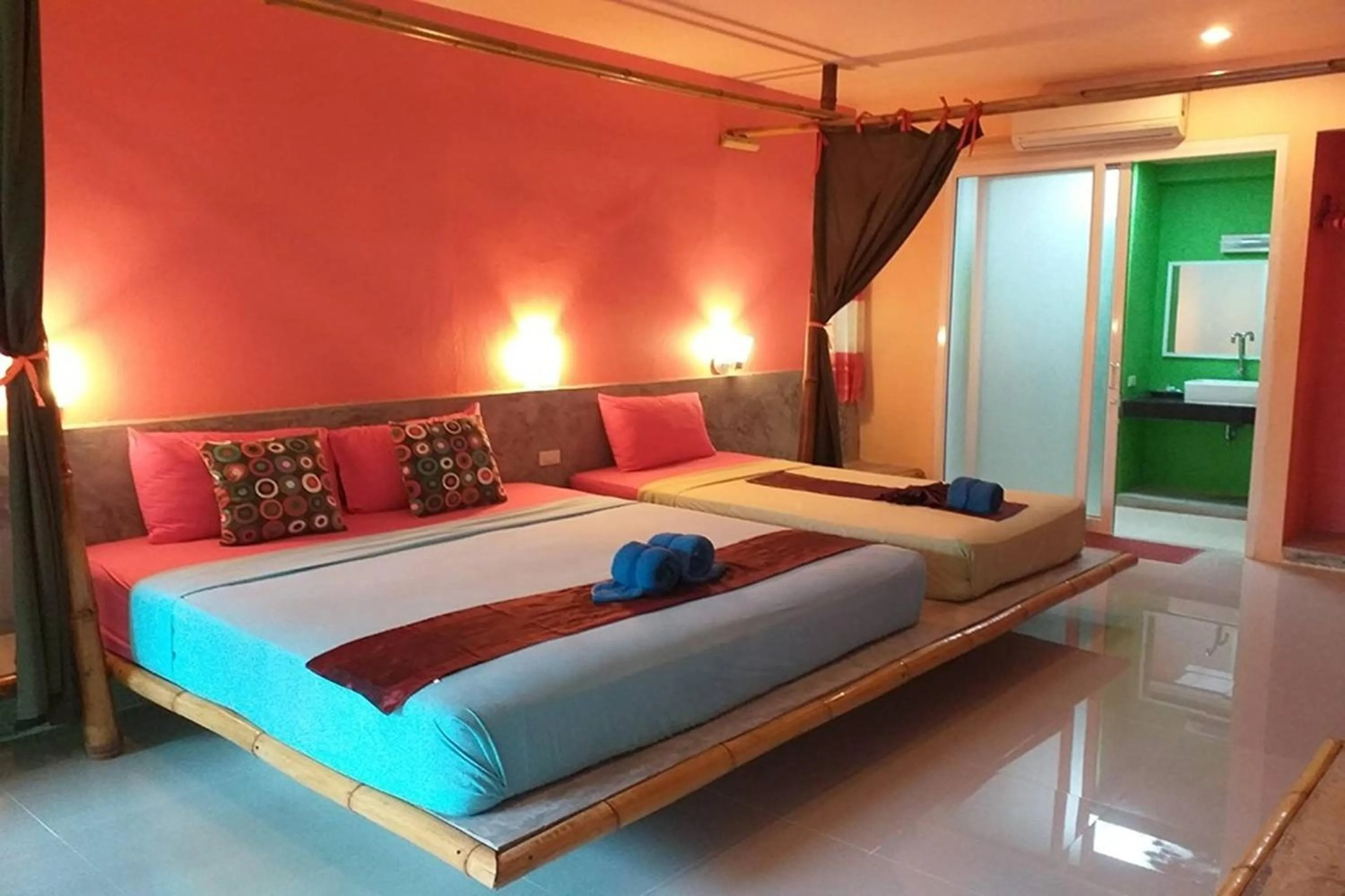 Bed in Chaba Bungalows