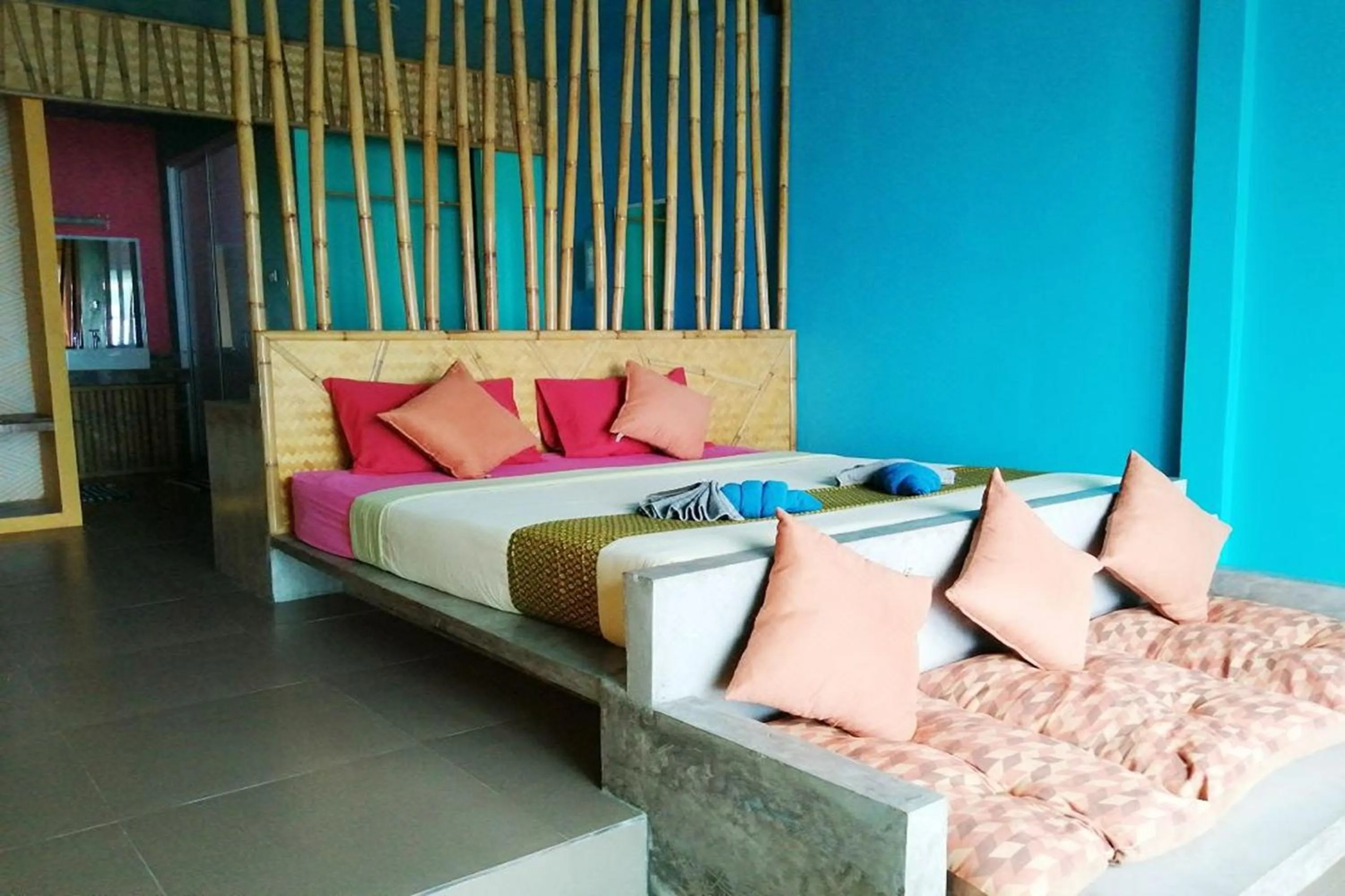 Bed in Chaba Bungalows