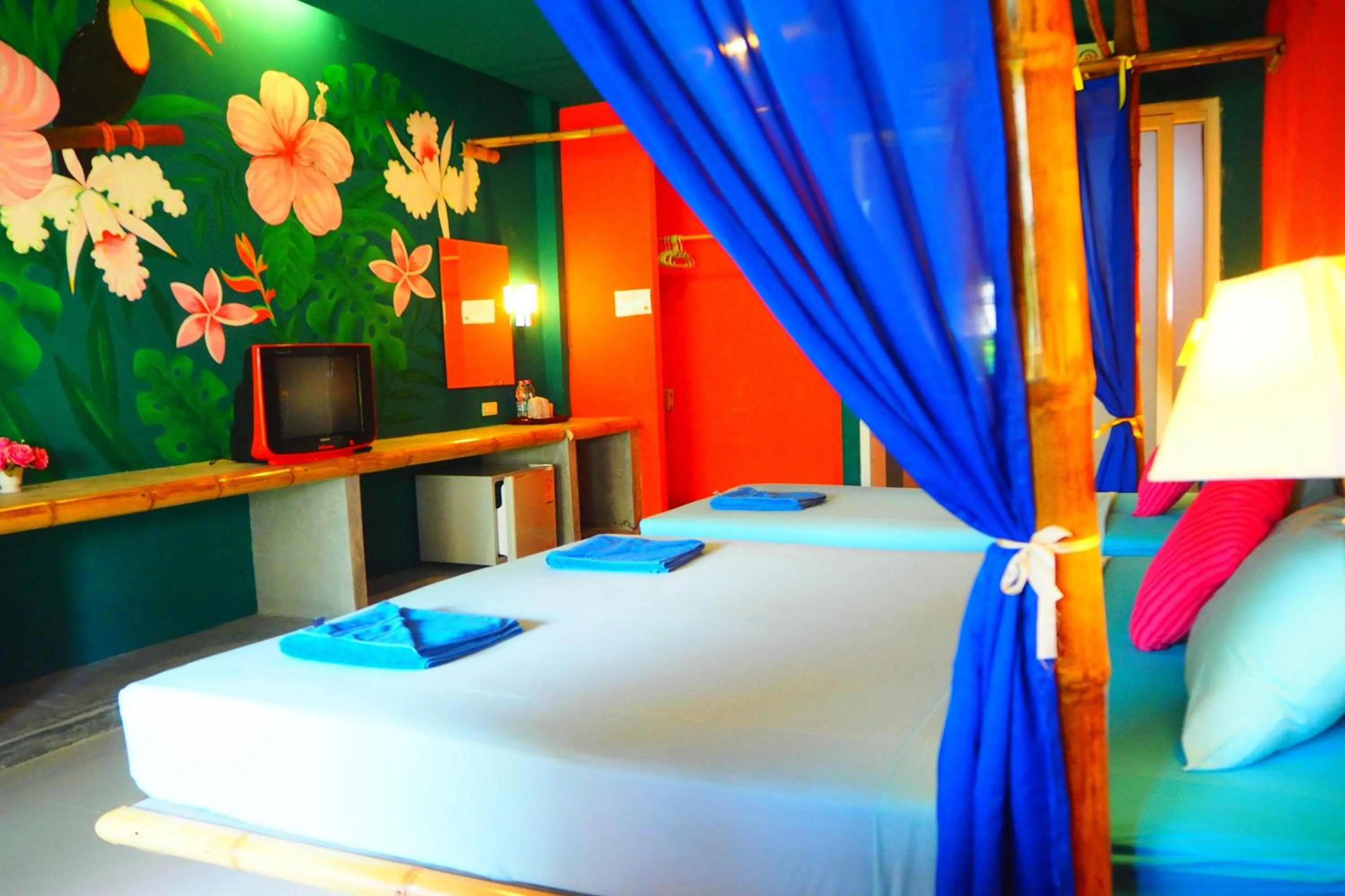 Bed in Chaba Bungalows