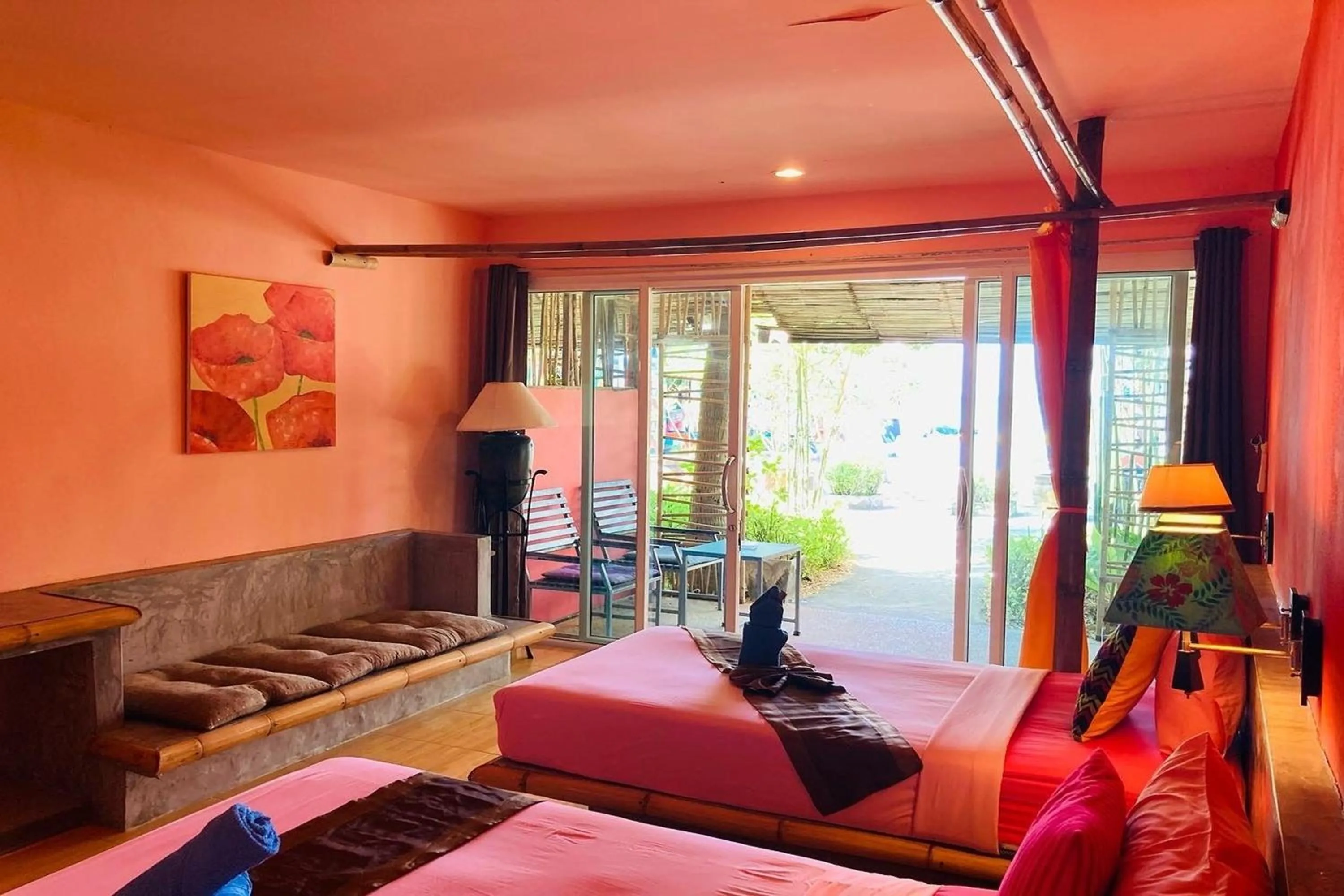 Bed in Chaba Bungalows