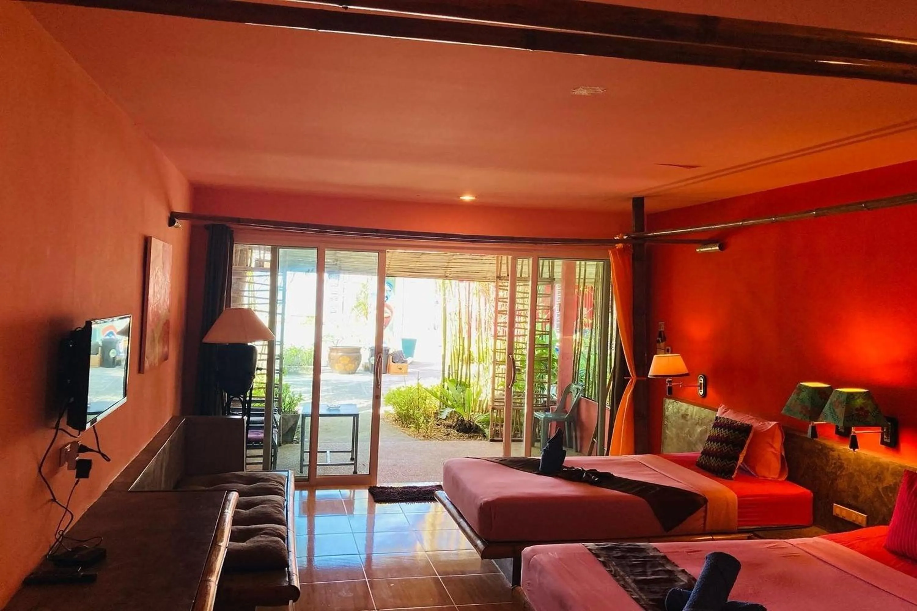 Bed in Chaba Bungalows