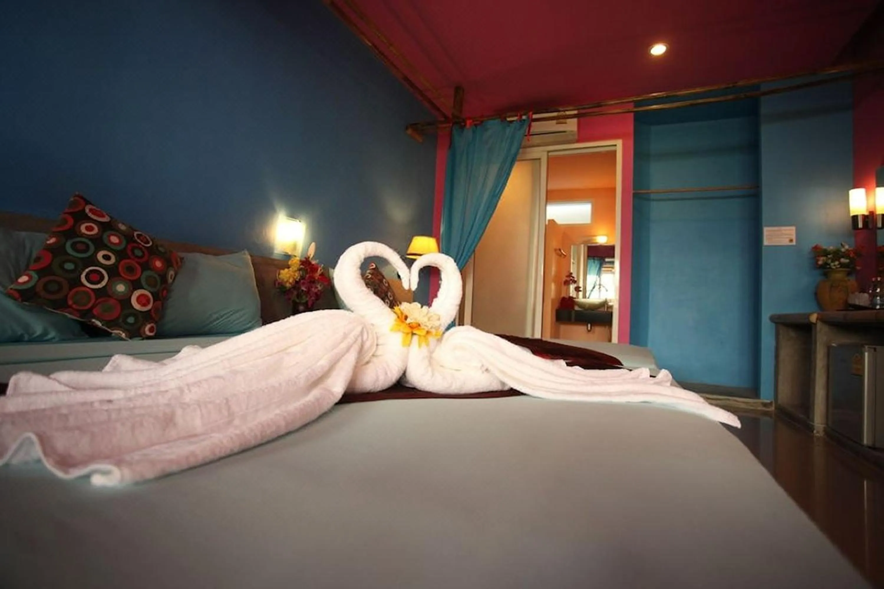 Bed in Chaba Bungalows