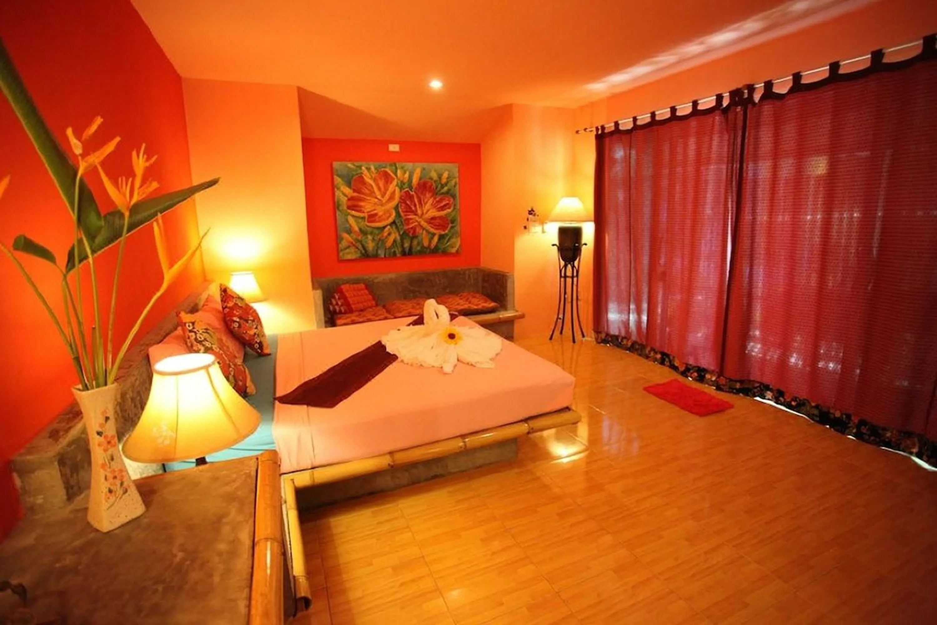 Bed in Chaba Bungalows