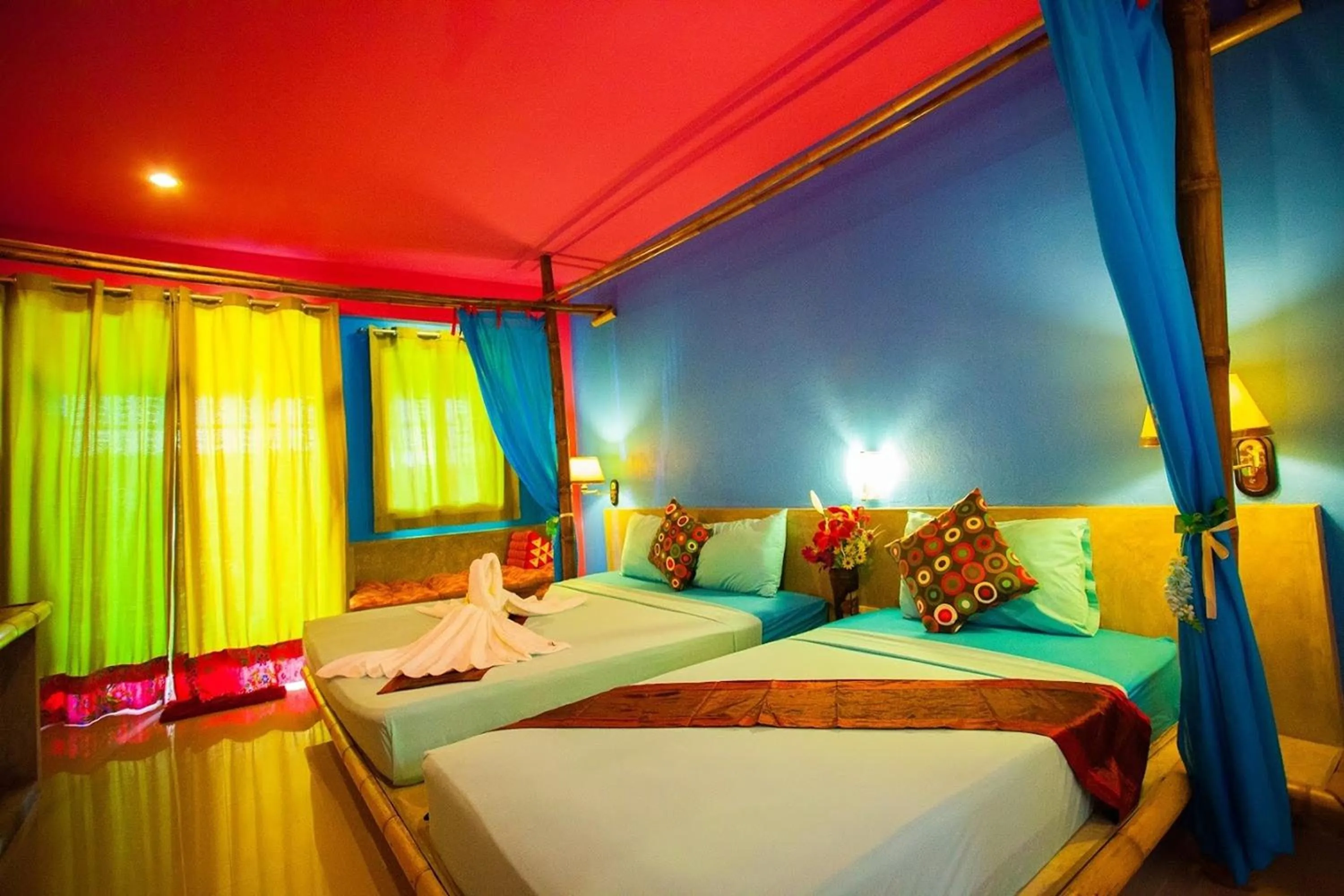 Bed in Chaba Bungalows