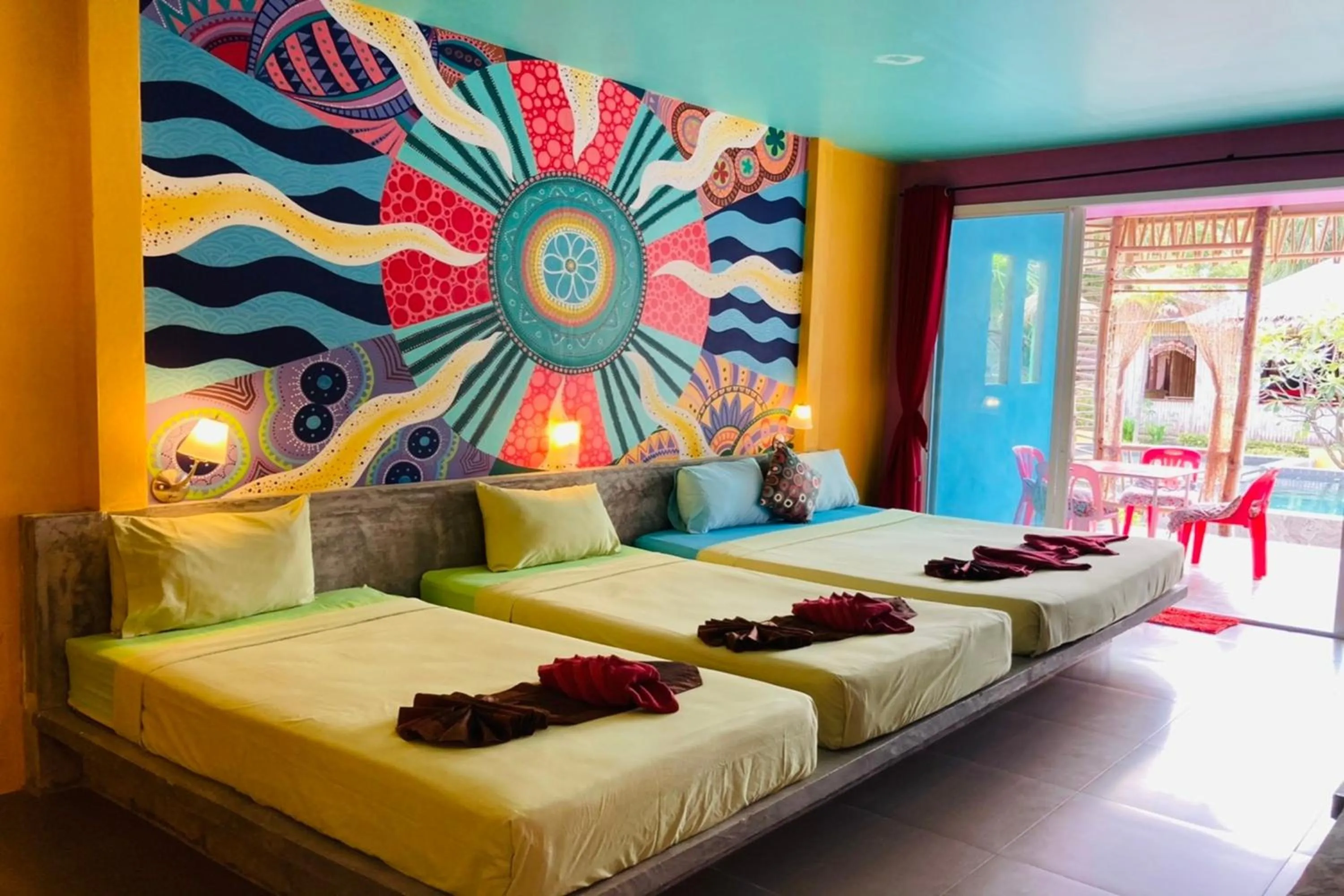 Bed in Chaba Bungalows