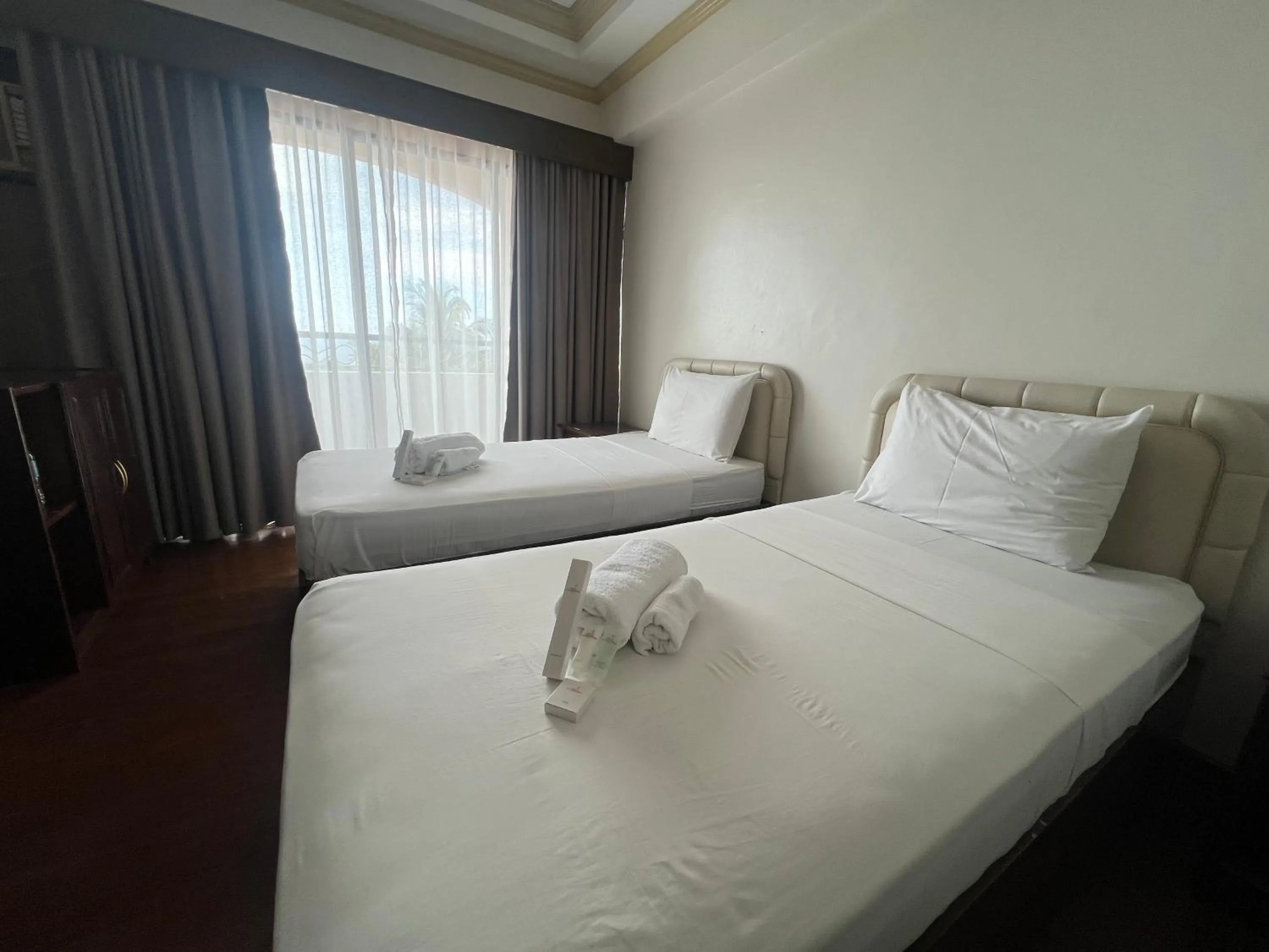 Bed in My Little Island Hotel