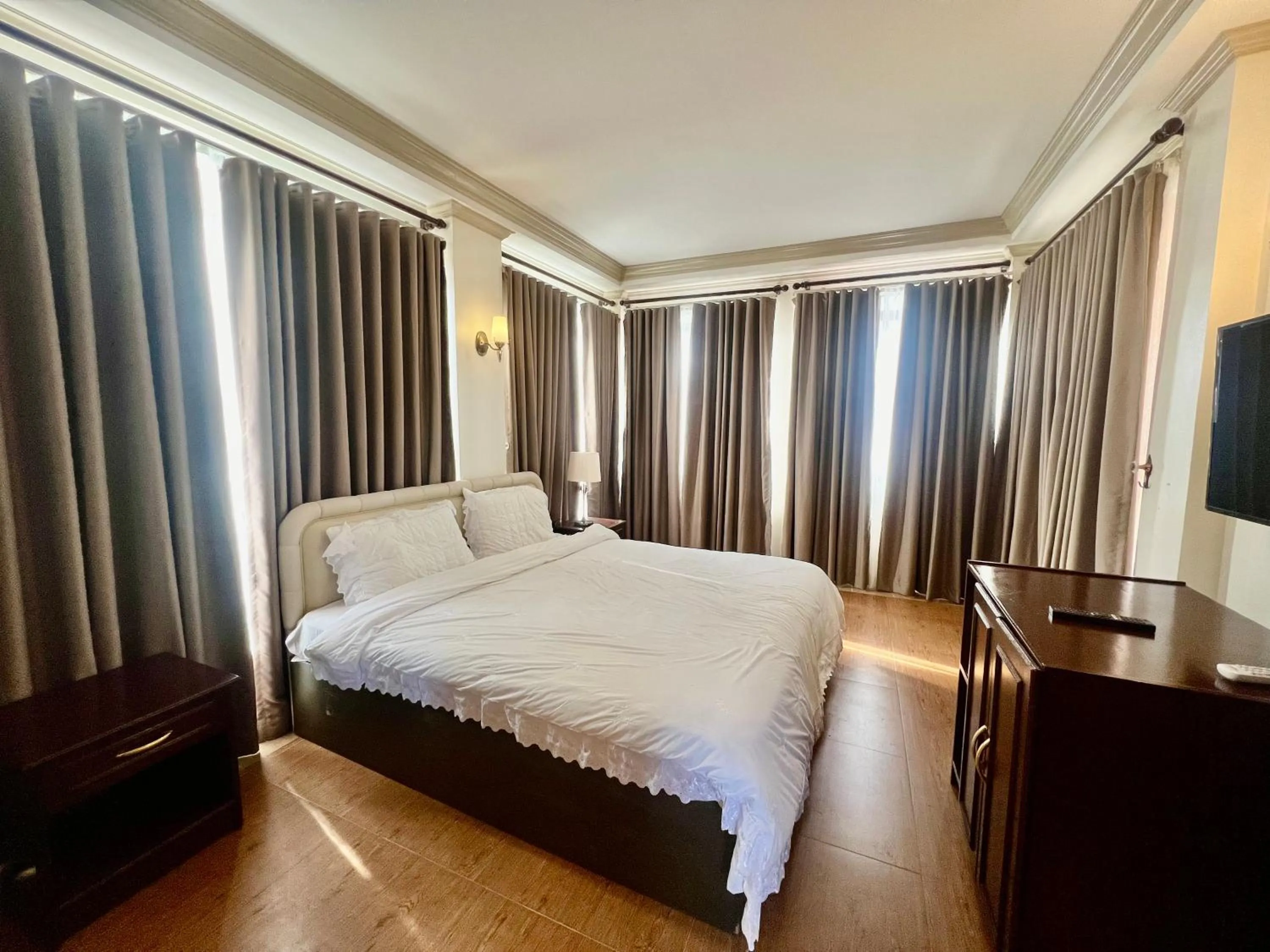 Bed in My Little Island Hotel